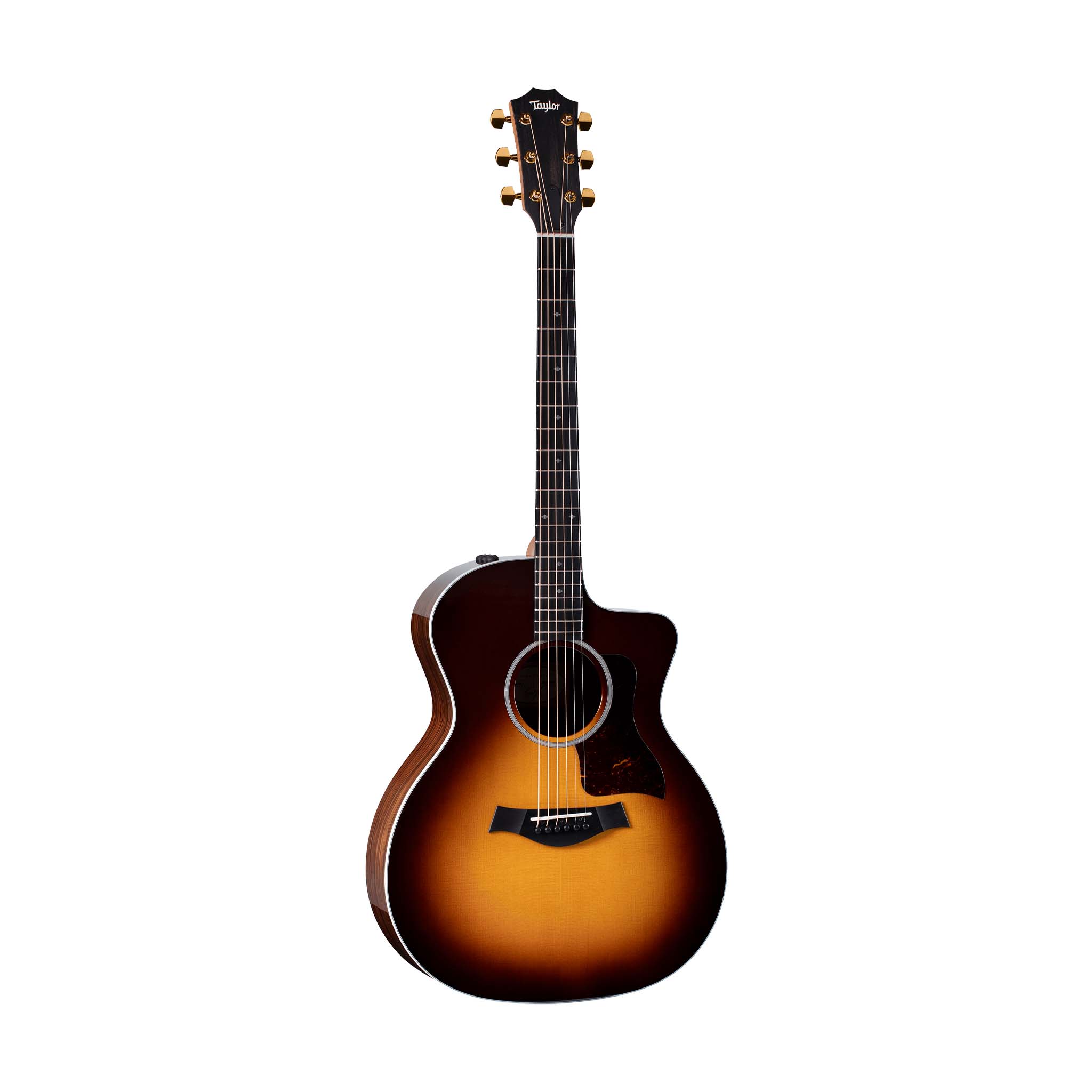 Taylor 214CE-SB Deluxe Grand Auditorium Acoustic Guitar w/Case, Tobacco Sunburst |  TAYLOR |  ACOUSTIC GUITAR |  Zoso Music