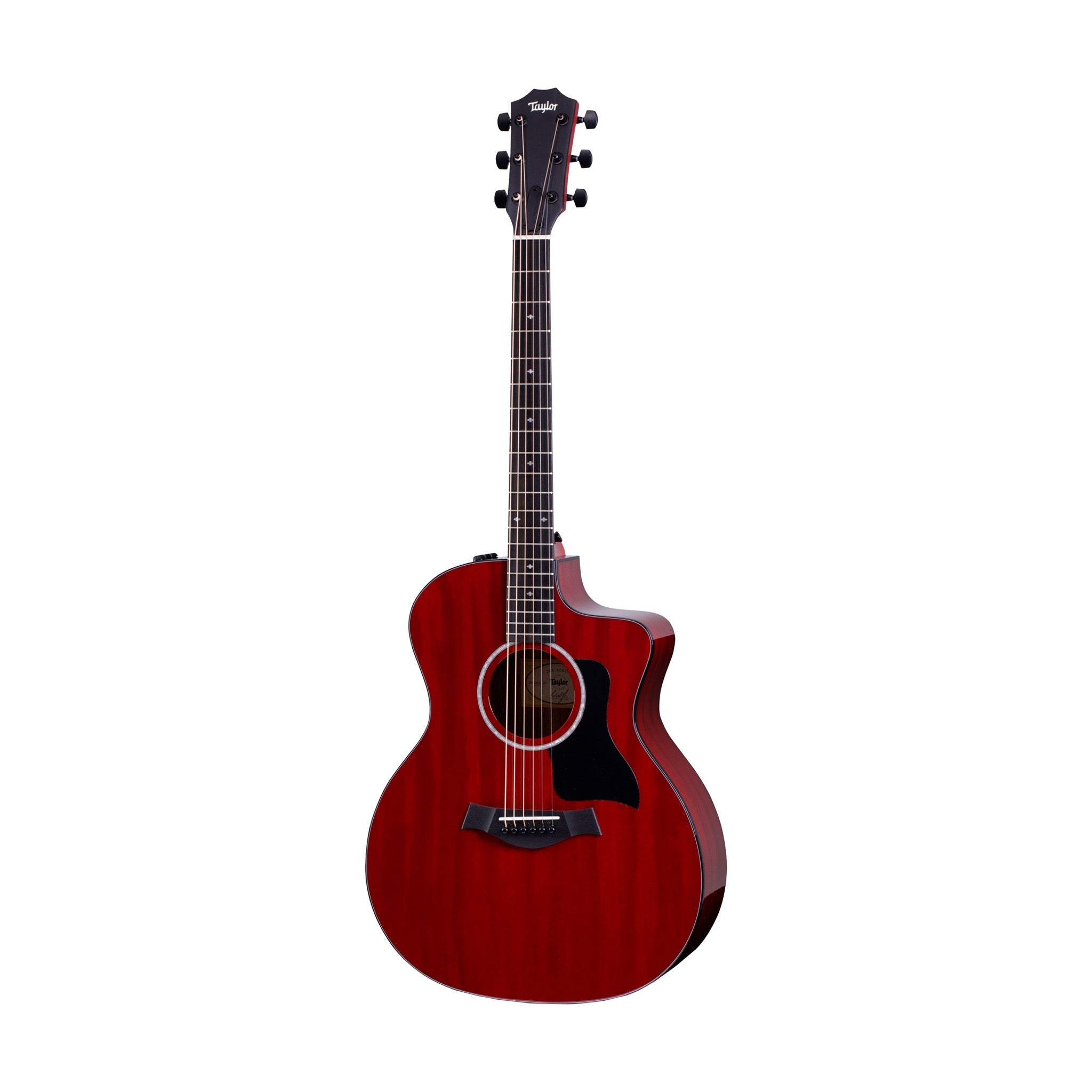 Taylor 224ce Deluxe Grand Auditorium Acoustic Guitar, Trans Red Top |  TAYLOR |  ACOUSTIC GUITAR |  Zoso Music
