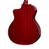 Taylor 224ce Deluxe Grand Auditorium Acoustic Guitar, Trans Red Top |  TAYLOR |  ACOUSTIC GUITAR |  Zoso Music