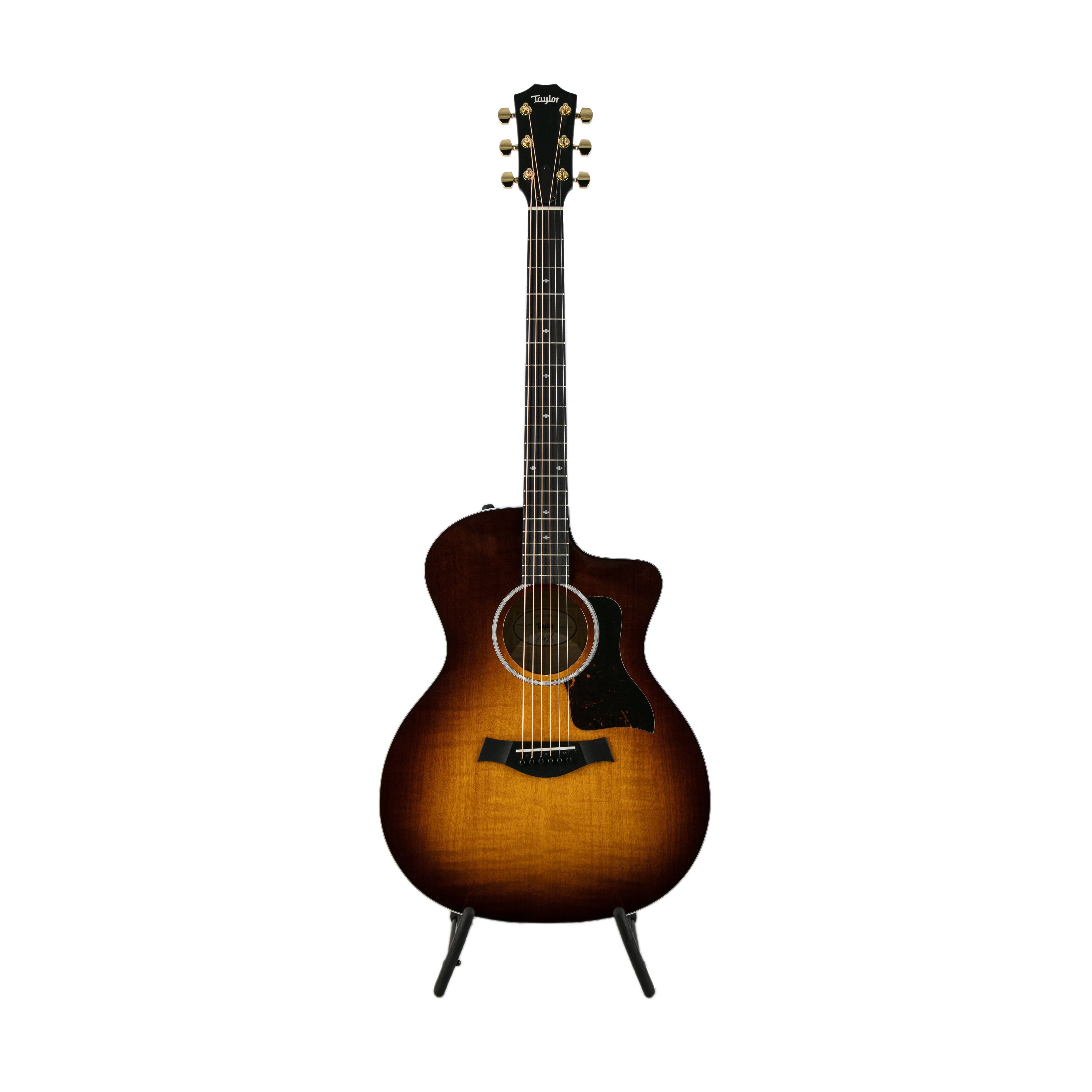 Taylor 224ce-UA DLX LTD Layered Urban Ash/Urban Ash Acoustic Guitar w/Case, Tobacco Sunburst |  TAYLOR |  ACOUSTIC GUITAR |  Zoso Music