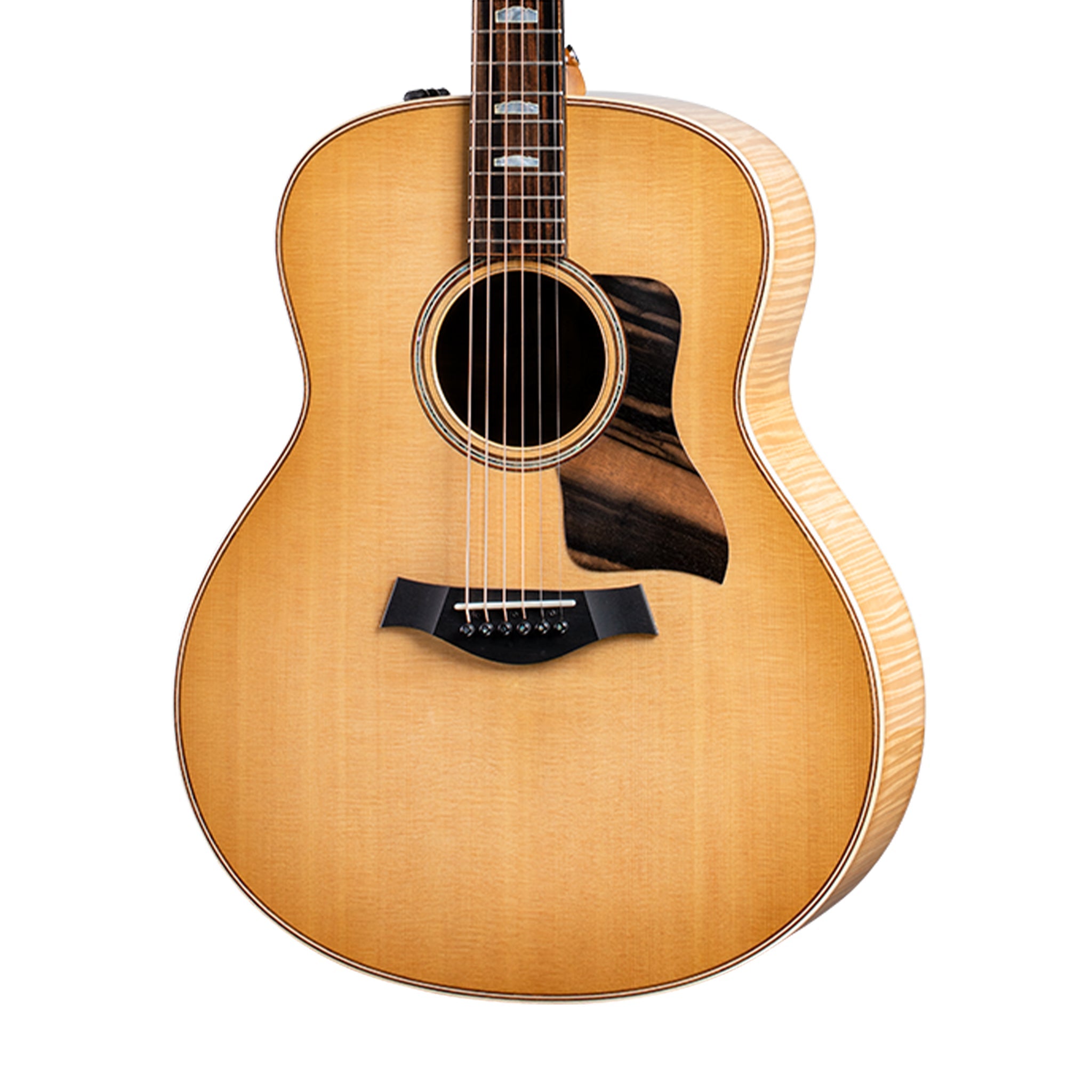 Taylor 618e V-Class Grand Orchestra Acoustic Guitar w/Case, Natural | Zoso Music Sdn Bhd