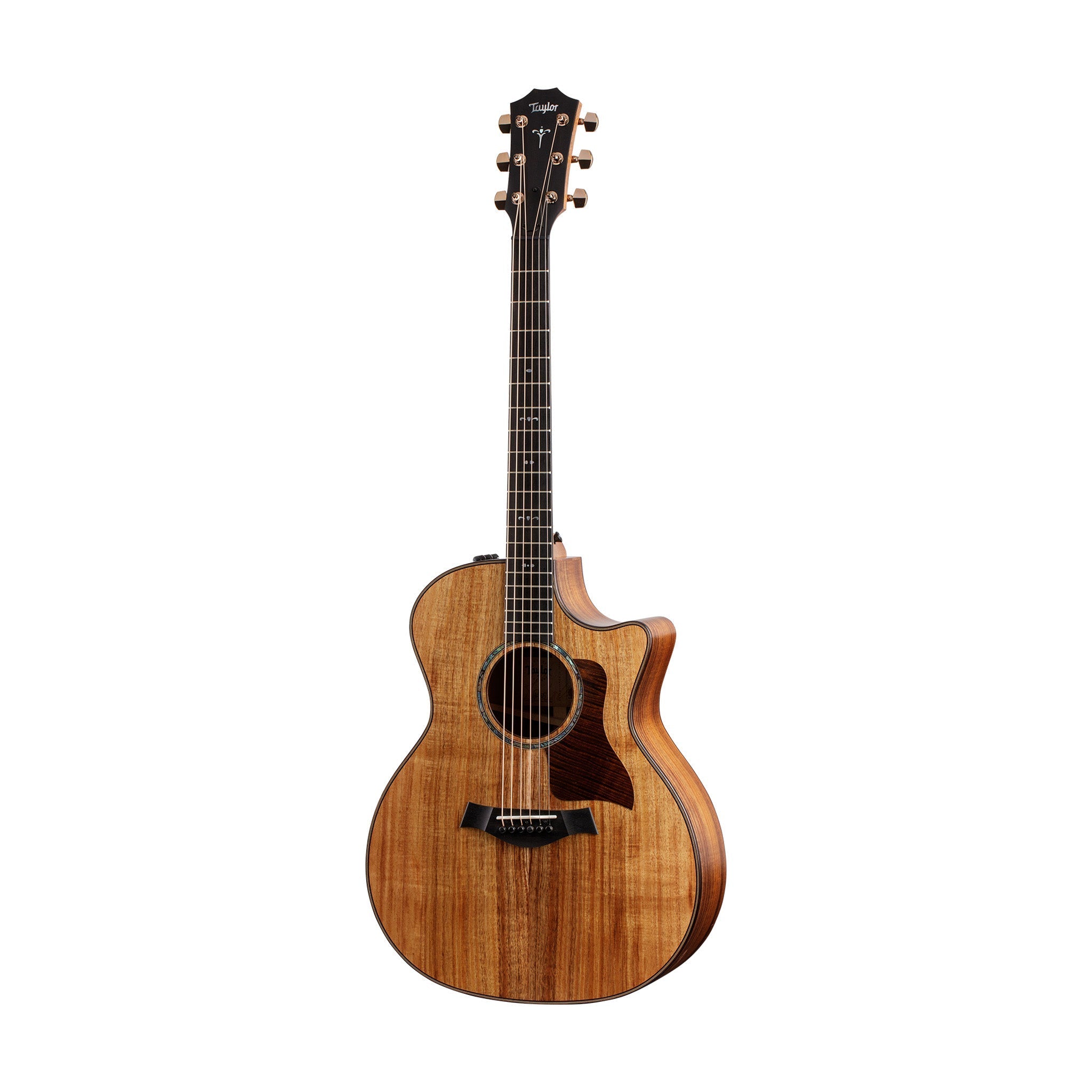 Taylor 724ce Grand Auditorium V-Class Acoustic Guitar, Natural, Hawaiian Koa |  TAYLOR |  ACOUSTIC GUITAR |  Zoso Music