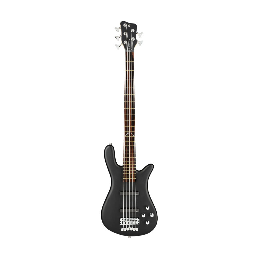 Warwick RockBass Artist Line Robert Trujillo 5-String Bass Guitar, Solid Black Satin |  WARWICK |  BASS GUITAR |  Zoso Music