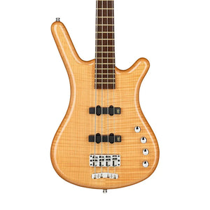 Warwick RockBass Corvette Premium 4-String Bass Guitar, Natural Transparent High Polish | Zoso Music Sdn Bhd