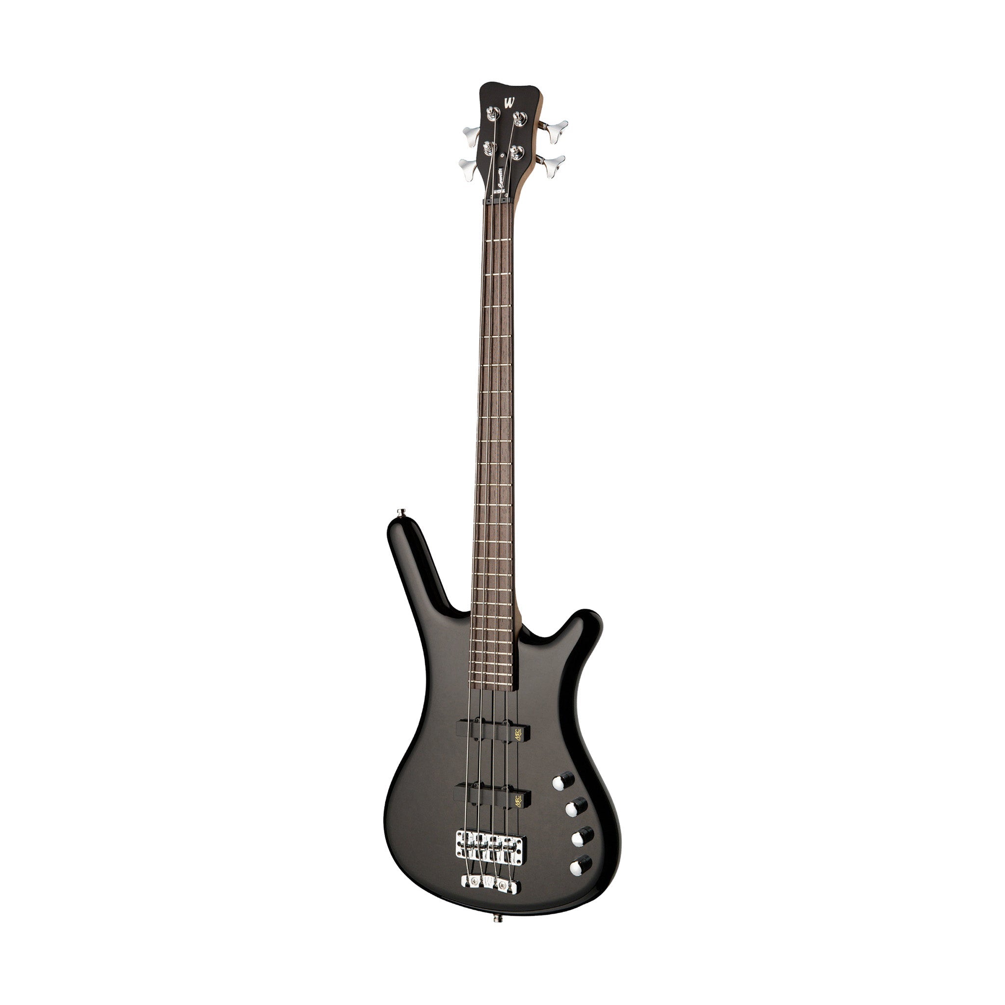 Warwick RockBass Corvette Basic 4-String Bass Guitar, Short Scale, Black Solid High Polish |  WARWICK |  BASS GUITAR |  Zoso Music