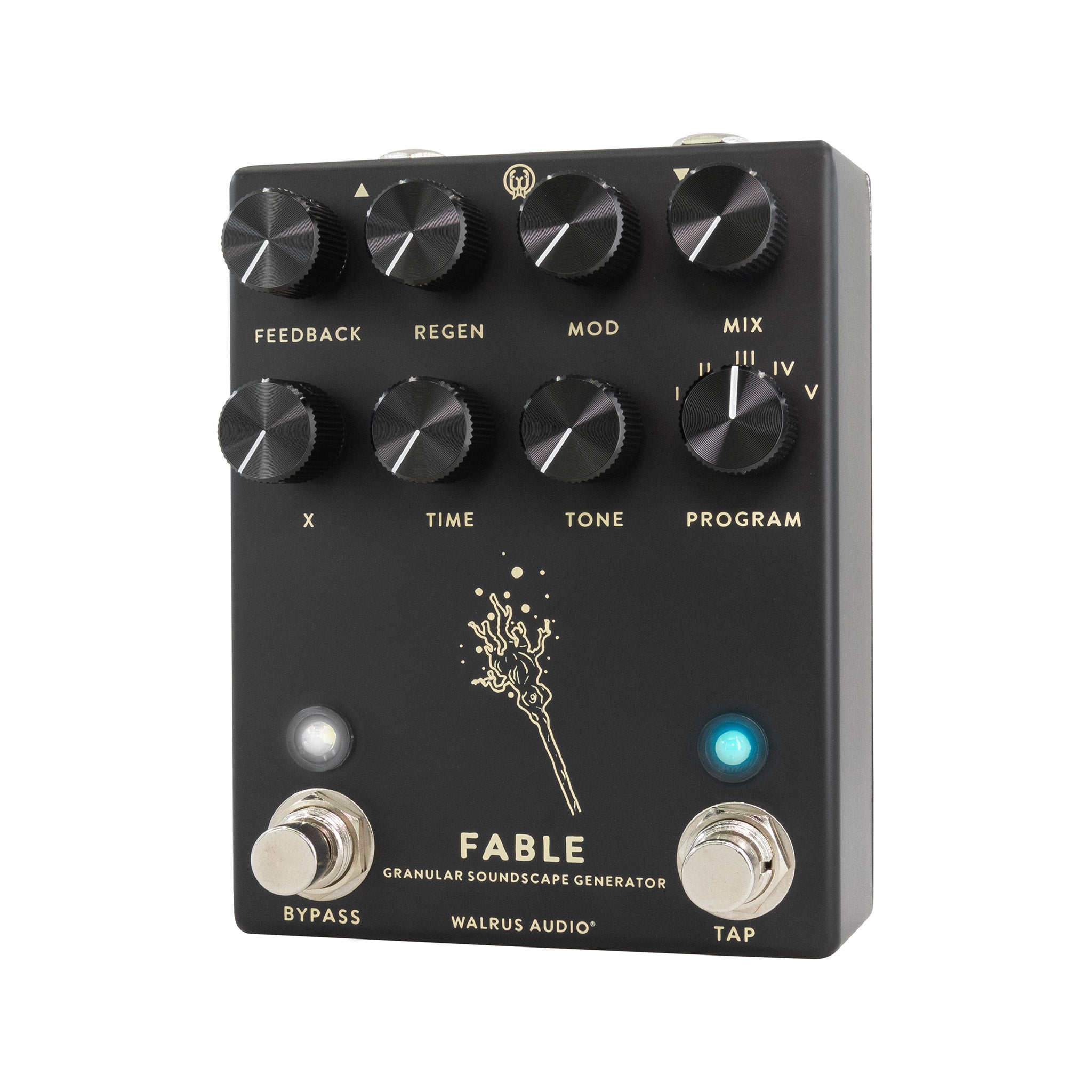 Walrus Audio Fable Granular Soundscape Generator Delay Guitar Effects Pedal, Black |  WALRUS AUDIO |  GUITAR TUNER |  Zoso Music