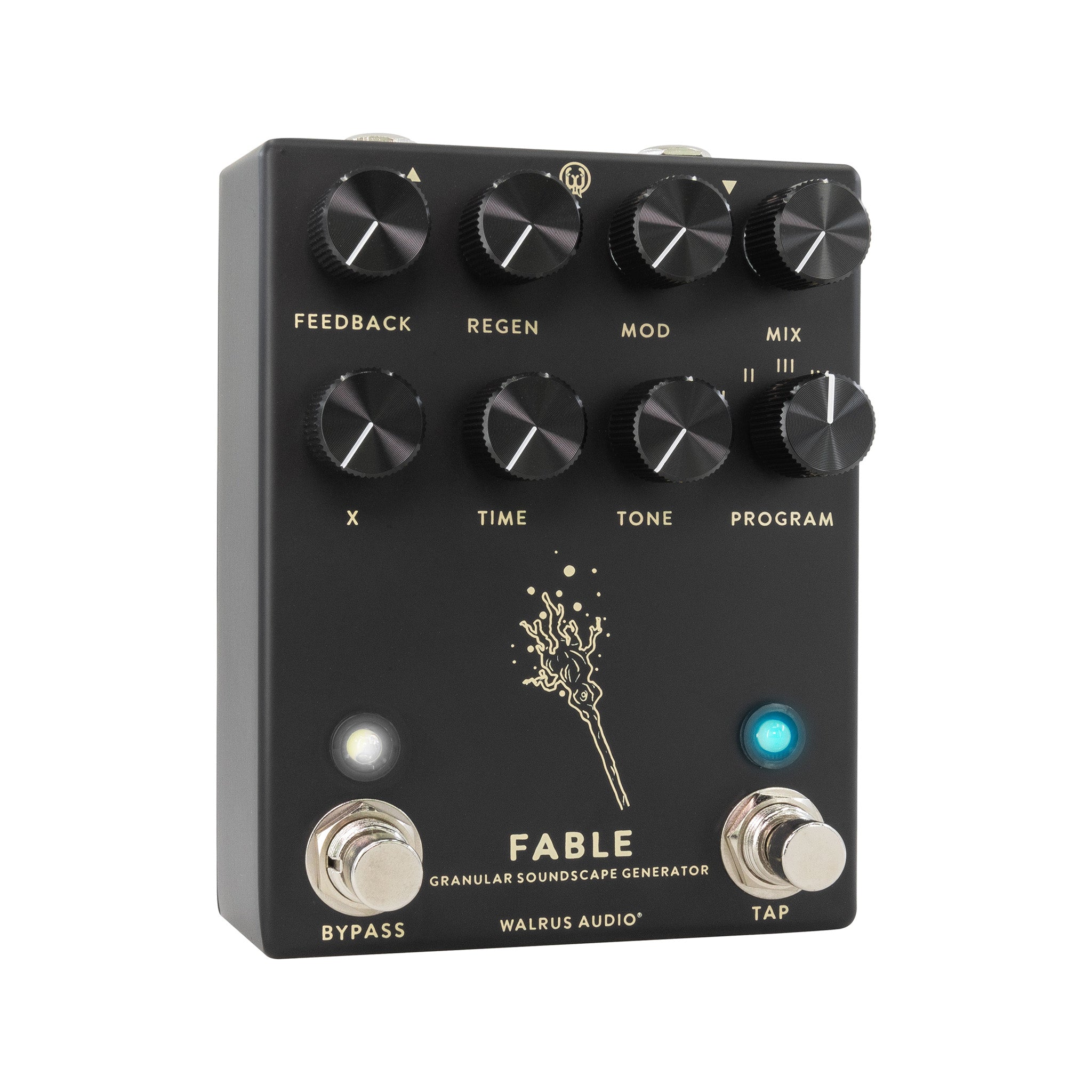 Walrus Audio Fable Granular Soundscape Generator Delay Guitar Effects Pedal, Black |  WALRUS AUDIO |  GUITAR TUNER |  Zoso Music
