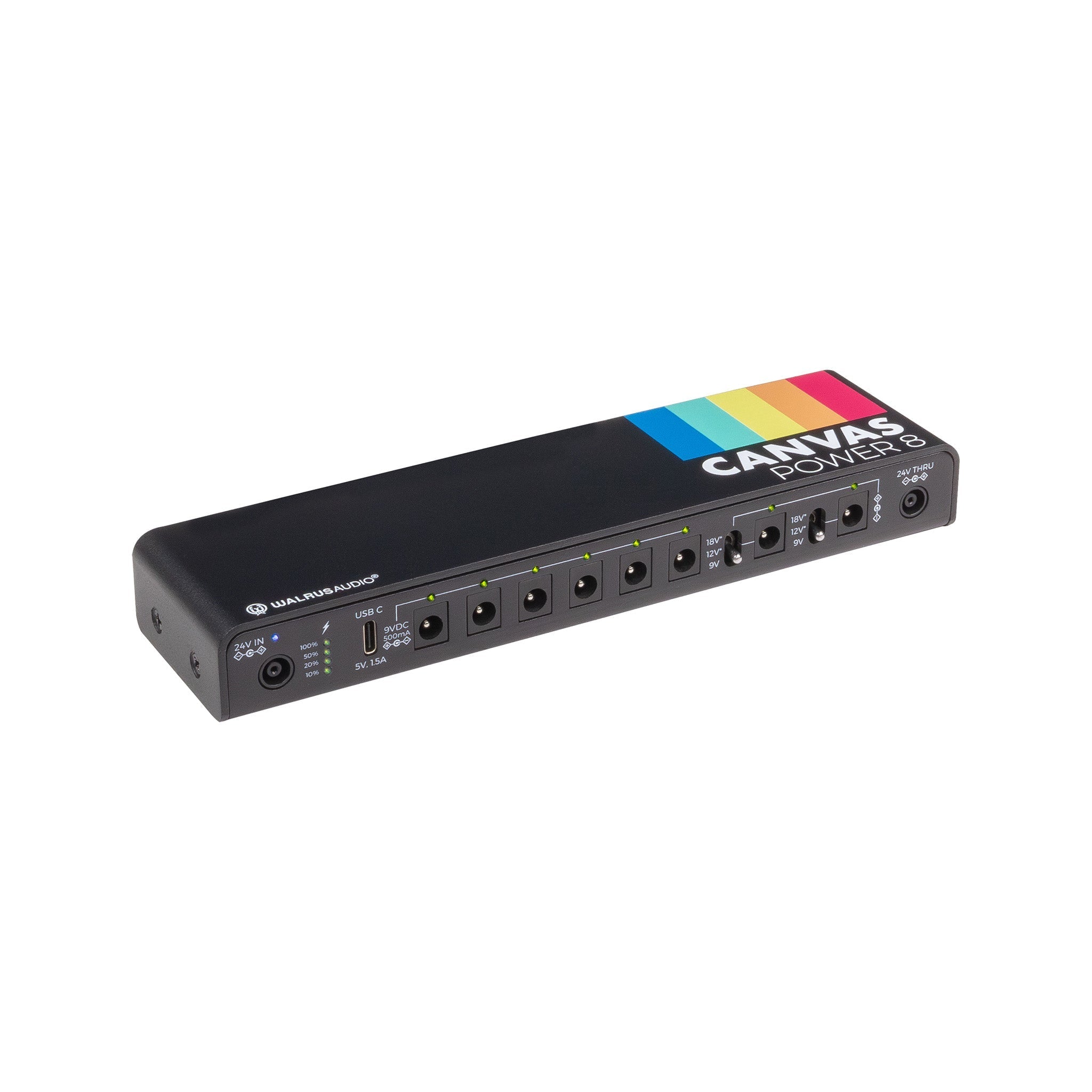 Walrus Audio Canvas 8 Pedal Power Supply, UK |  WALRUS AUDIO |  PHANTOM POWER SUPPLY |  Zoso Music