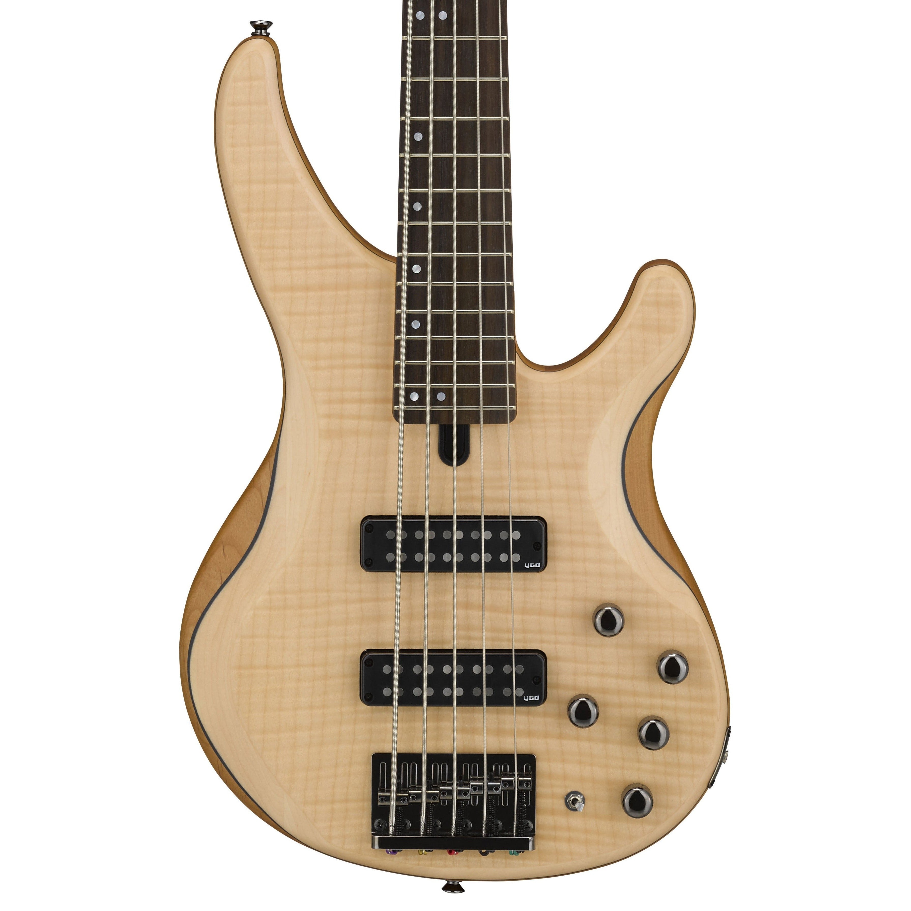 Yamaha TRBX605FM 5-String Bass Guitar, Natural Satin | Zoso Music Sdn Bhd