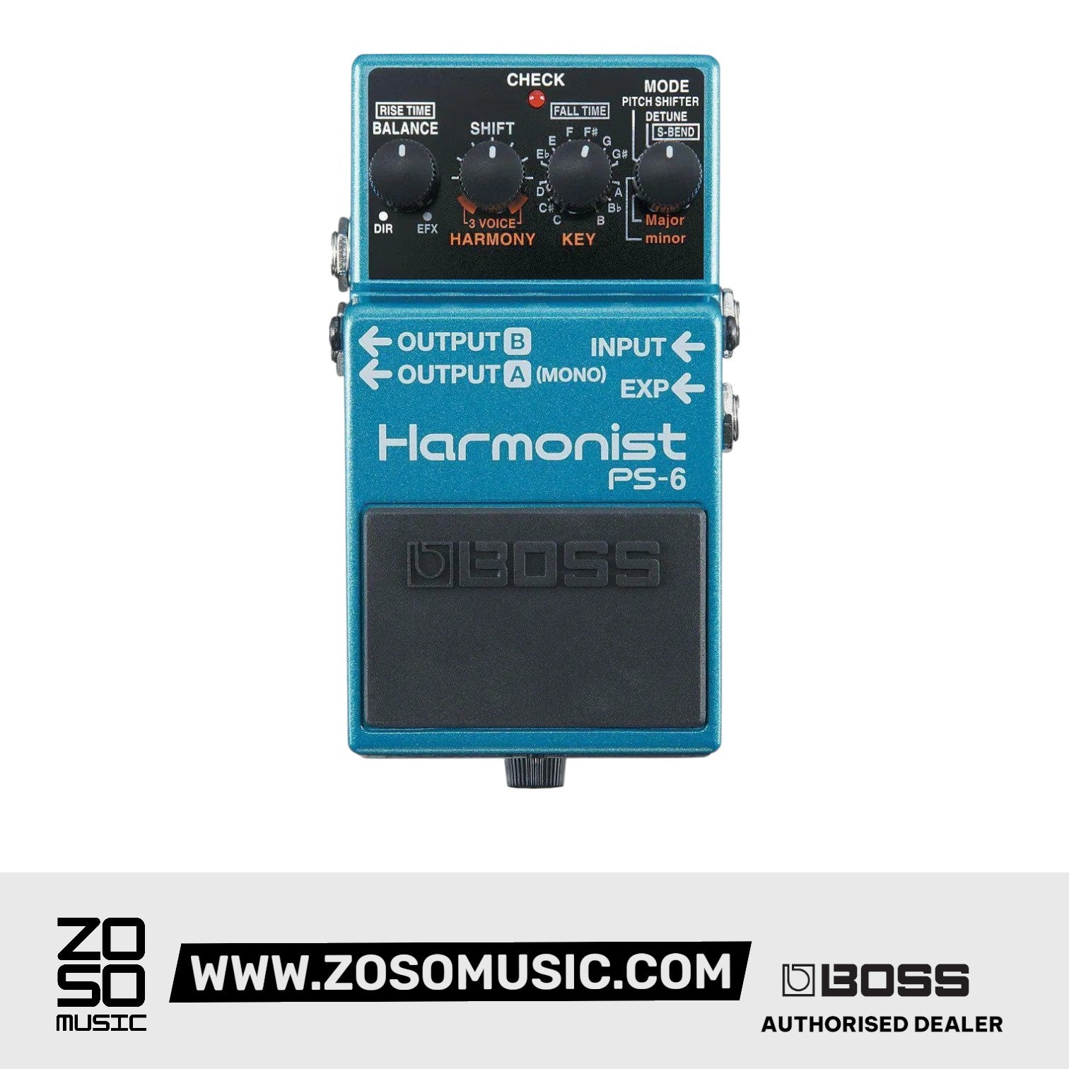 BOSS PS-6 HARMONIST PEDAL (PS6) | BOSS , Zoso Music