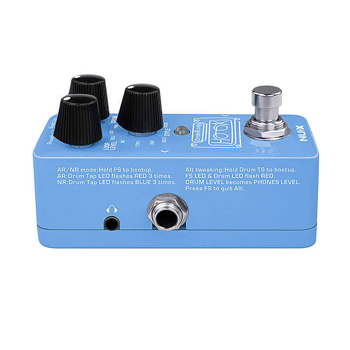 Nux HOOK NDL-3 Drum & Loop Mini Looper Electric Guitar Pedal |  NUX |  SUSTAIN PEDALS |  Zoso Music