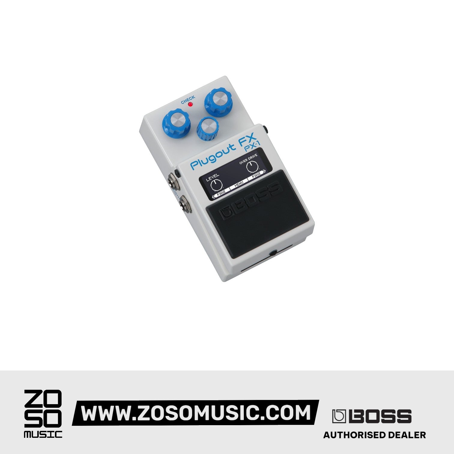 Boss PX-1 Plugout FX Pedal |  BOSS |  SUSTAIN PEDALS |  Zoso Music