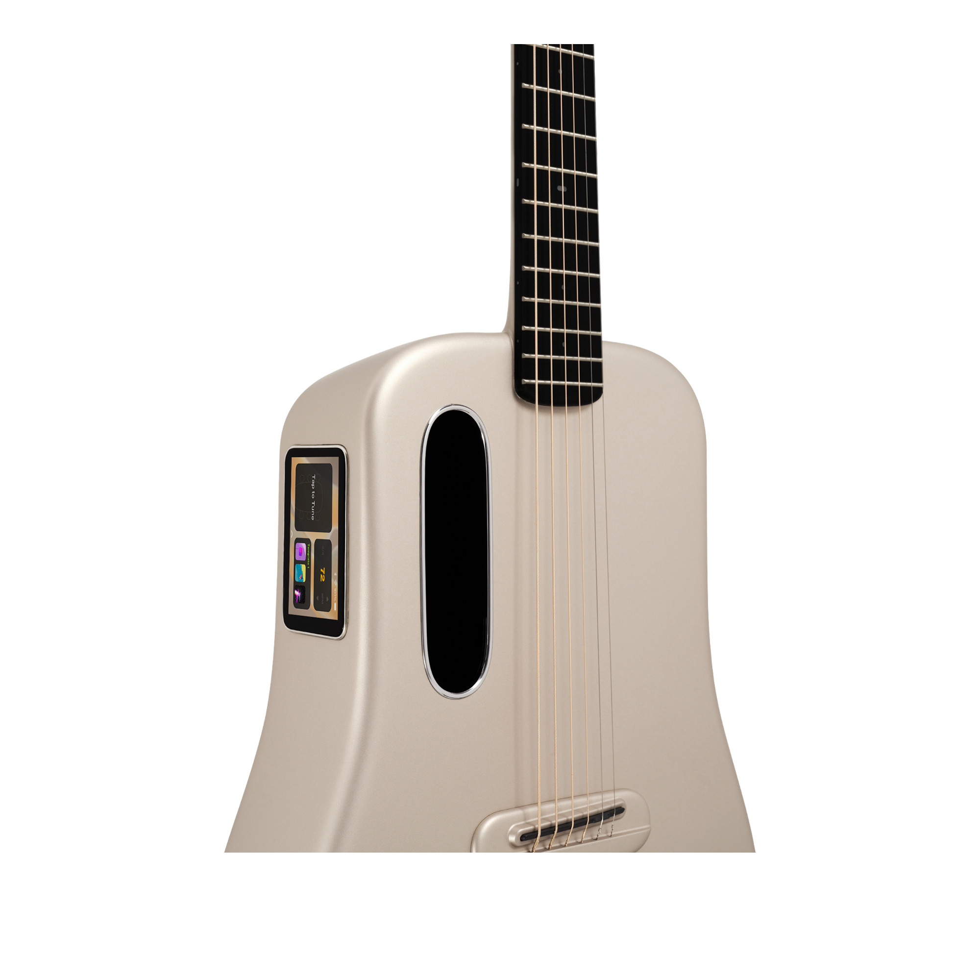 Lava Me 3 36inch Carbon Fiber Smart Guitar with Ideal Bag - Gold
