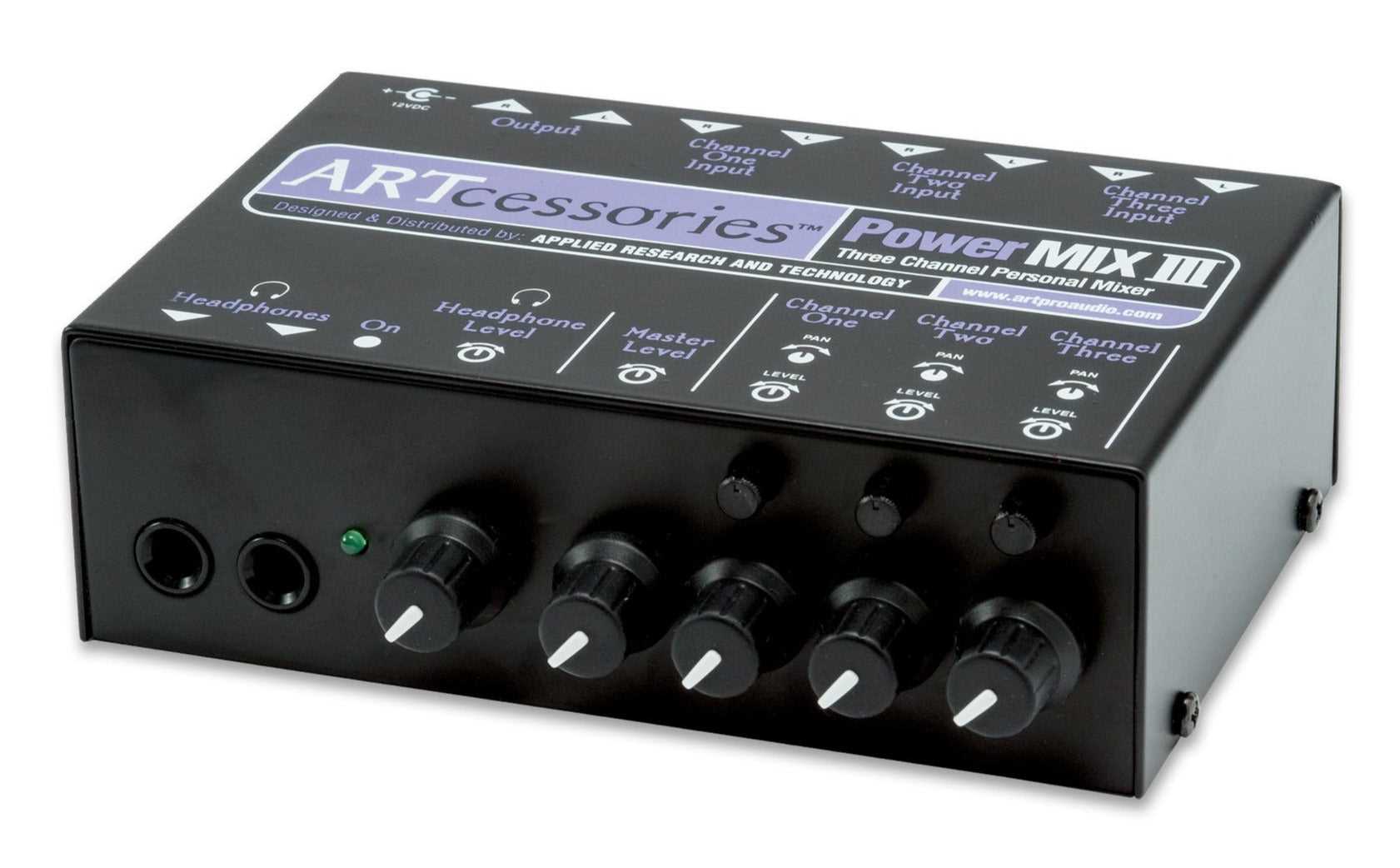 ART PowerMIX III 3-channel Stereo Line Mixer