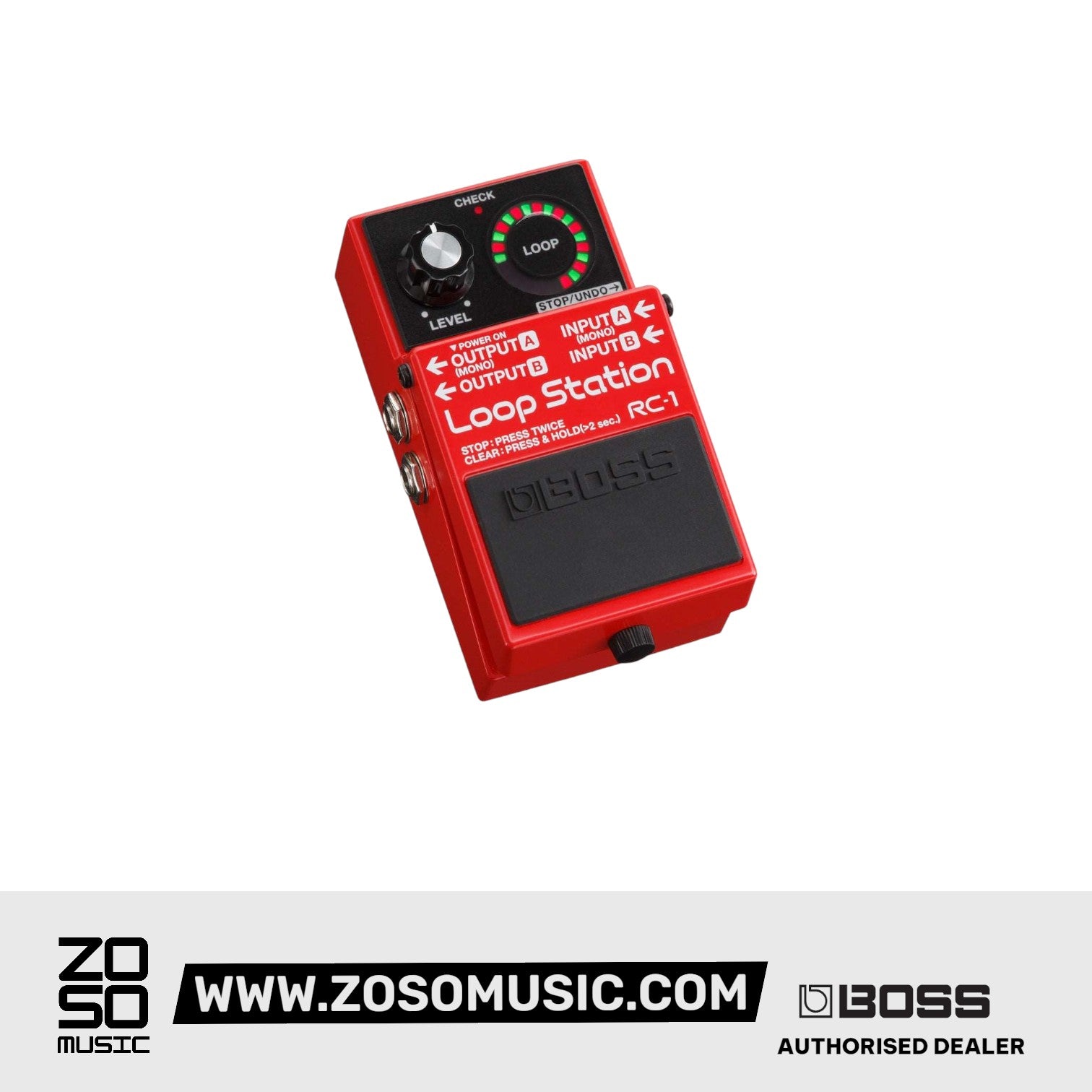 BOSS RC-1 LOOP STATION (RC1) | BOSS , Zoso Music