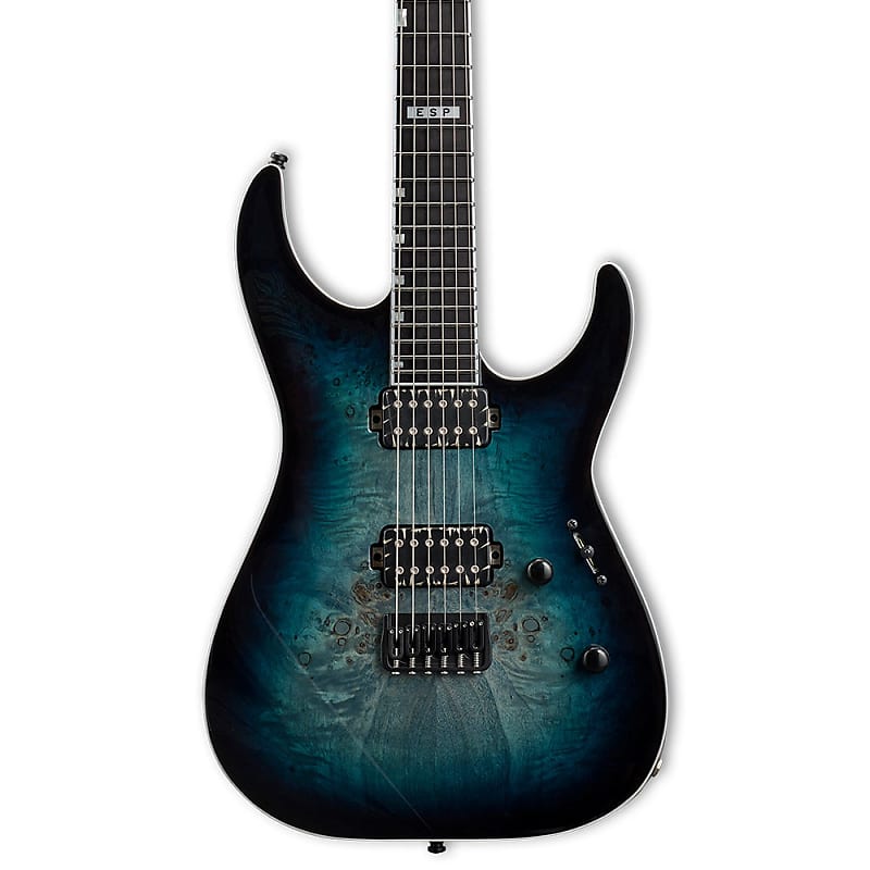 ESP Japan E-II M-II HT Electric Guitar - Mercury Blue Burst [MIJ] | Zoso Music Sdn Bhd