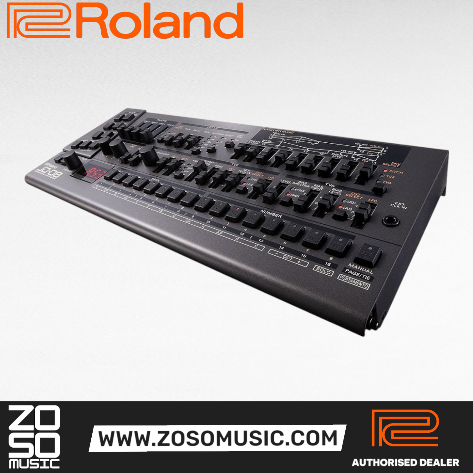 Roland JD-08 Boutique Series JD-800 Sound Module |  ROLAND |  SYNTHESIZER |  Zoso Music