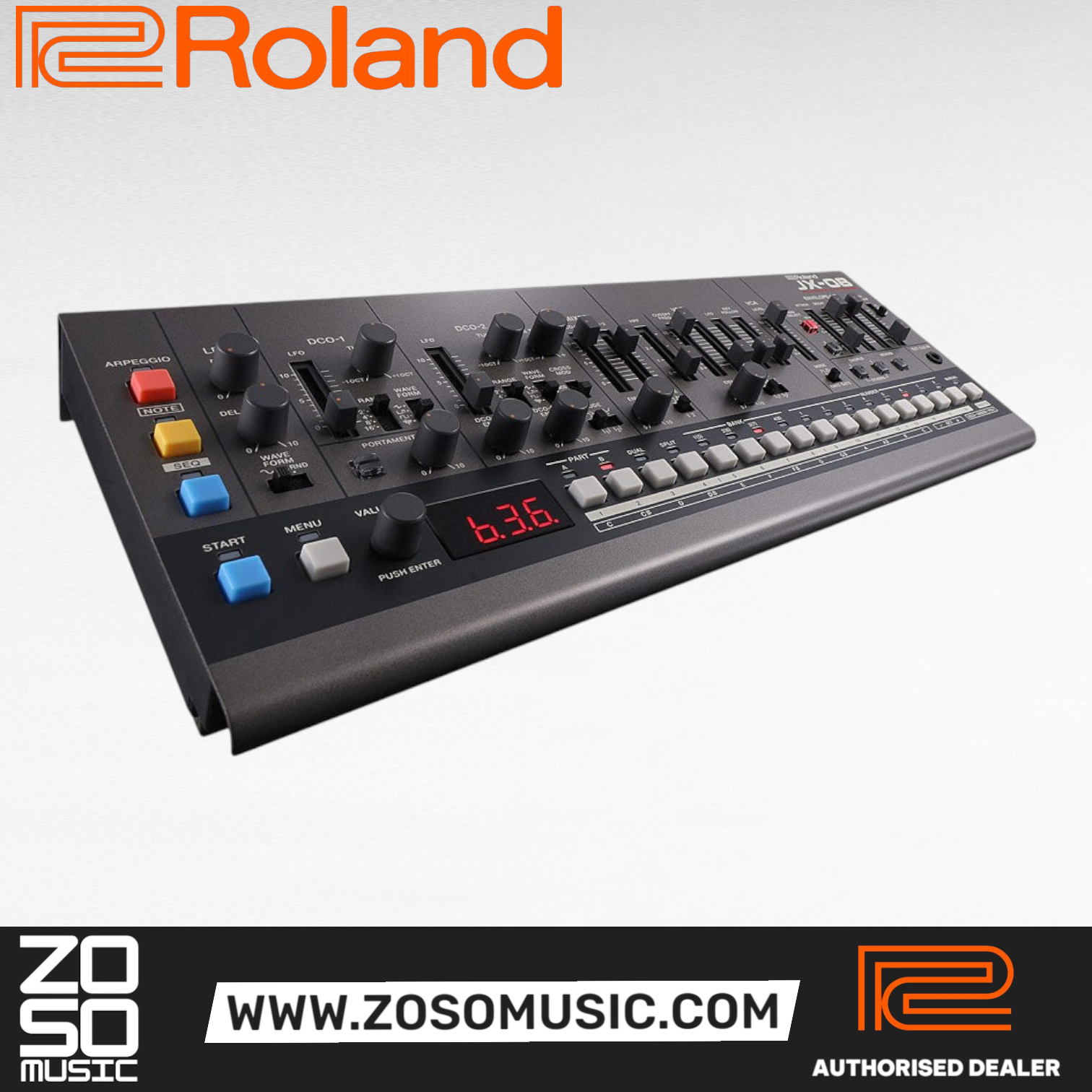 Roland JX-08 Boutique Series JX-8P Sound Module |  ROLAND |  SYNTHESIZER |  Zoso Music