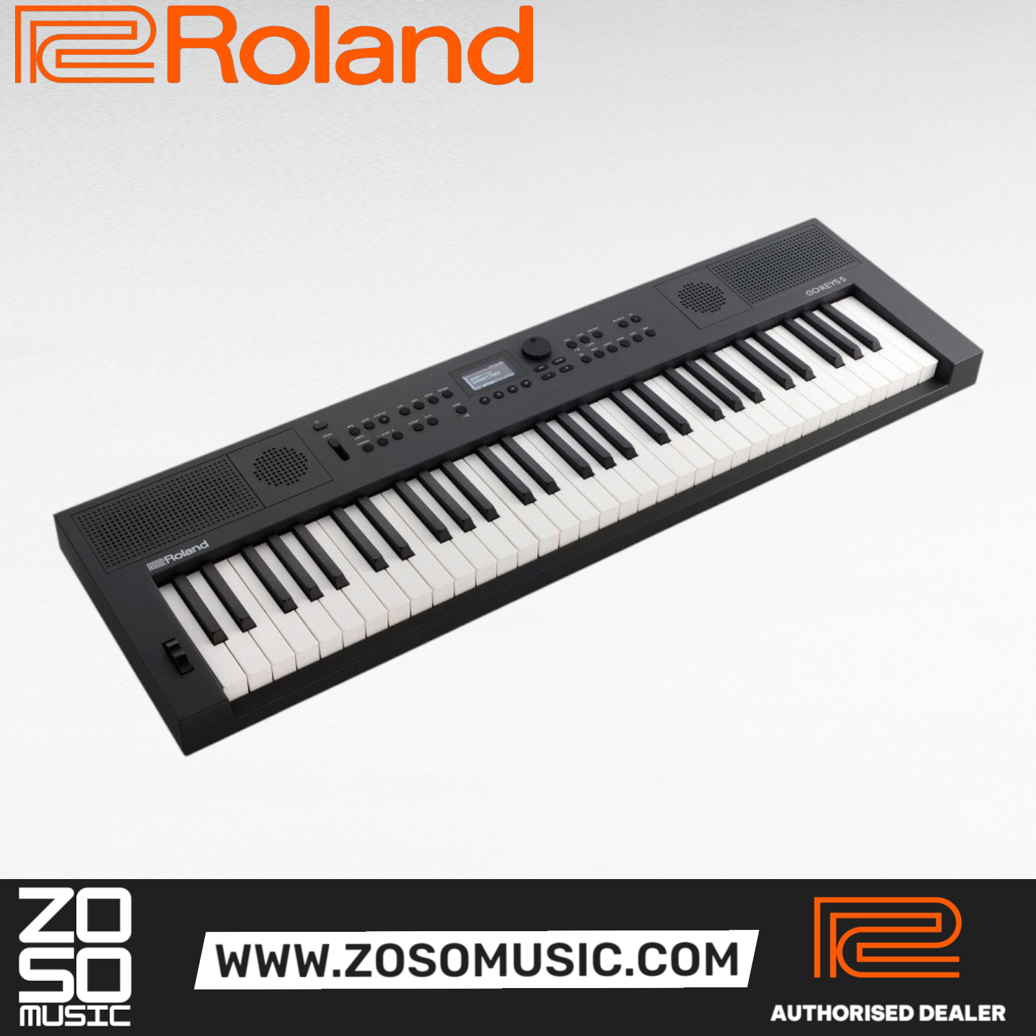 Roland GO:KEYS 5 Keyboard - Graphite |  ROLAND |  KEYBOARD-MIDI CONTROLLER |  Zoso Music
