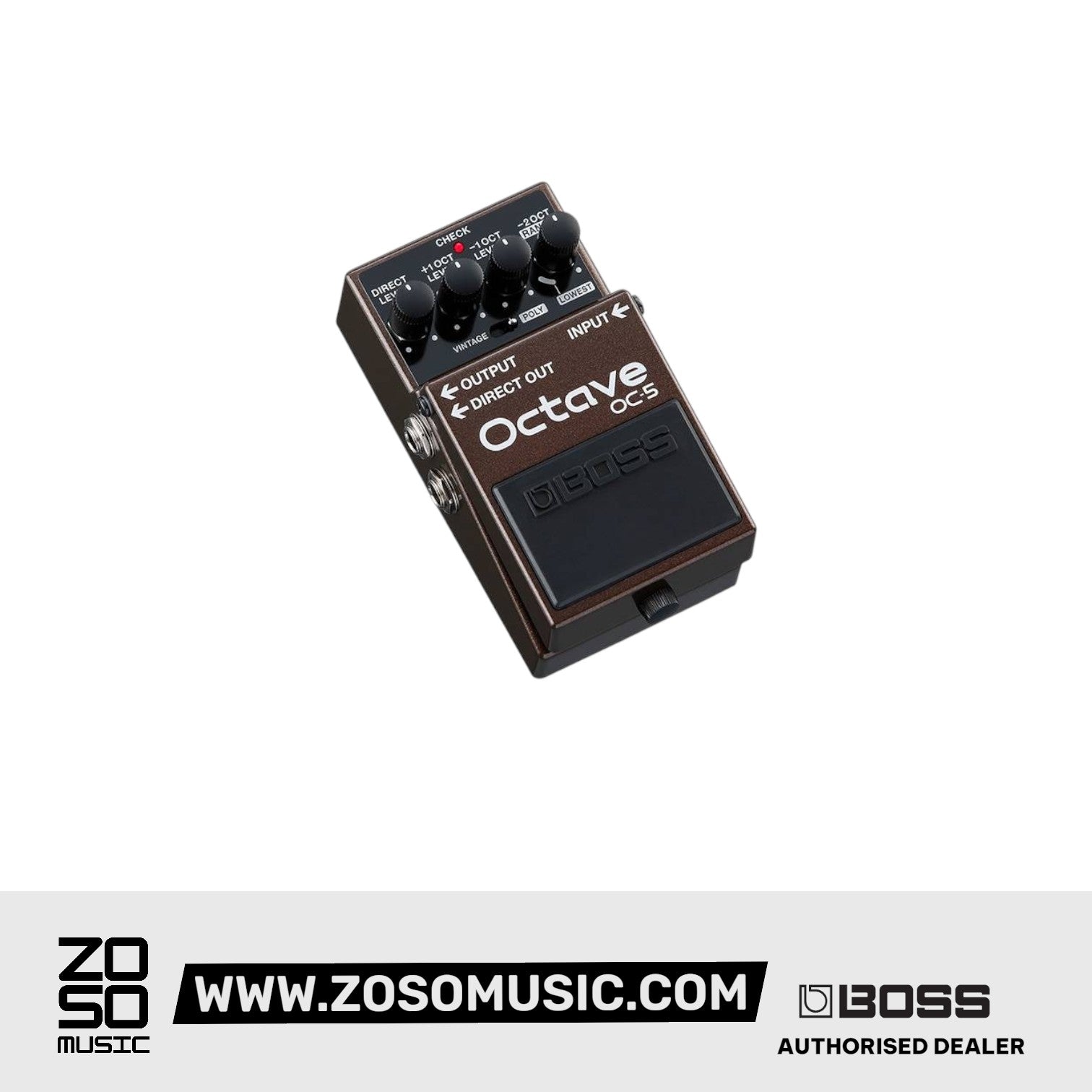 BOSS OC5 OCTAVE COMPACT PEDAL (OC-5) | BOSS , Zoso Music