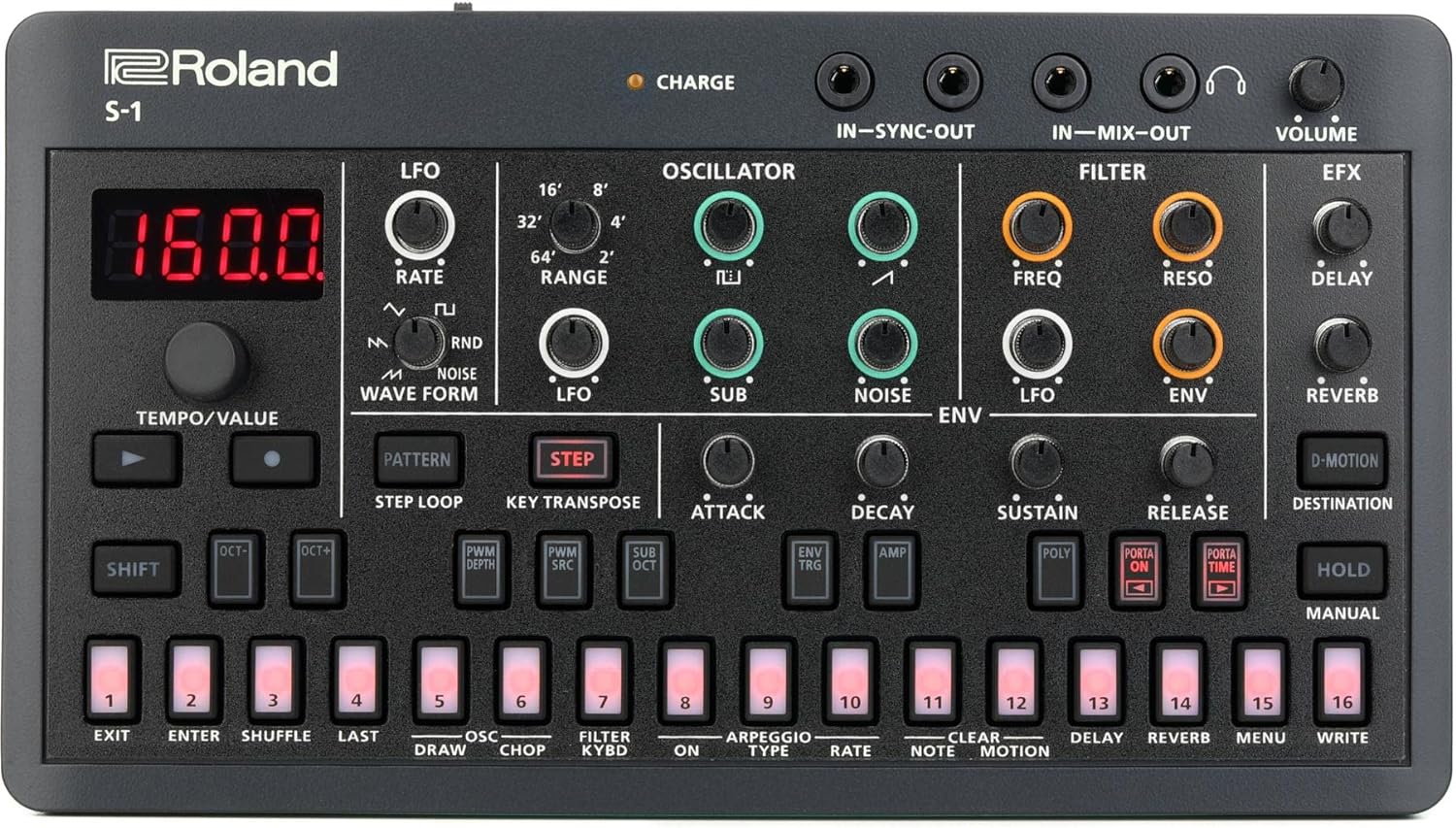 Roland Aira Compact S-1 Tweak Synth | Zoso Music Sdn Bhd