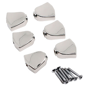 ALLPARTS TK-7722-001 Nickel Keystone Buttons for Grover Tuners, Set of 6 | Zoso Music Sdn Bhd