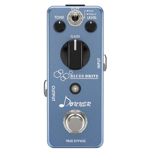 Donner Overdrive Guitar Pedal, Blues Drive Vintage Overdrive Effect Warm/Hot Modes True Bypass | Zoso Music Sdn Bhd