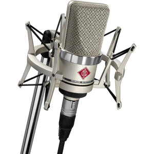 Neumann TLM-102 Large-Diaphragm Studio Condenser Microphone Studio Set - Nickel | Zoso Music Sdn Bhd