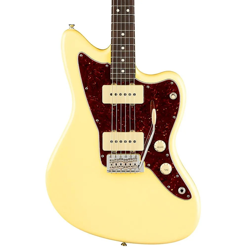 Fender American Performer Jazzmaster Electric Guitar Rosewood FB, Vintage White