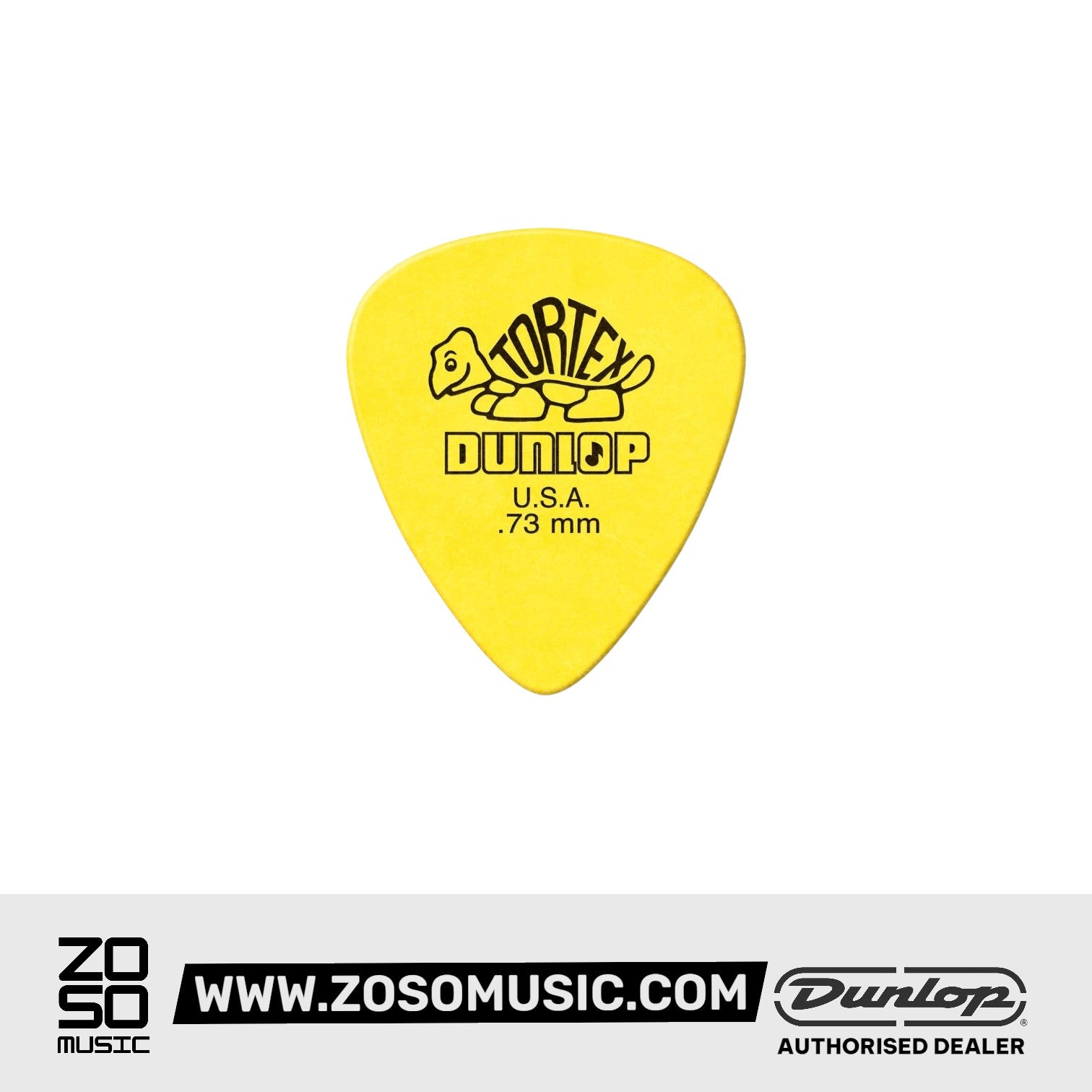 Jim Dunlop Tortex Standard Guitar Picks | 0.73mm/ 0.60mm