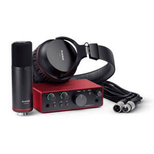 Focusrite Scarlett Solo Studio 4th Gen Recording Bundle - Zoso Music