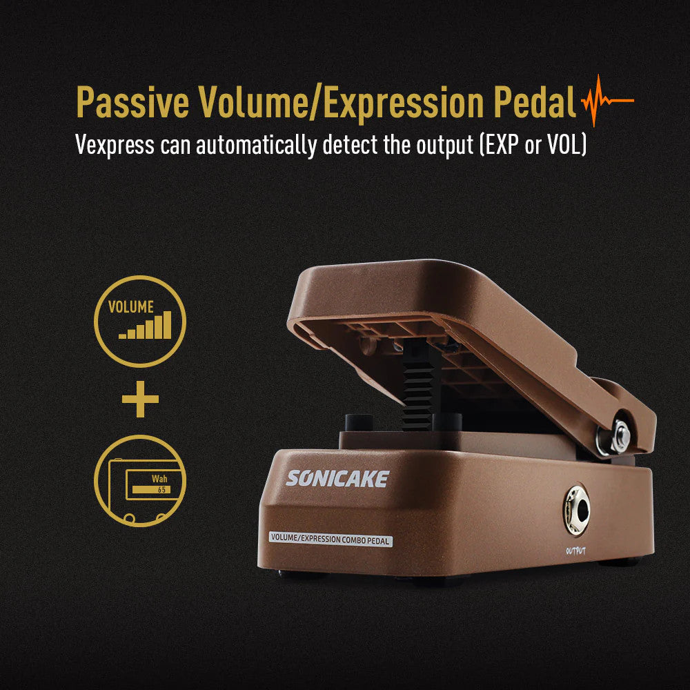 Sonicake QEP-02 Vexpress Compact Passive Volume & Expression EXP Pedal