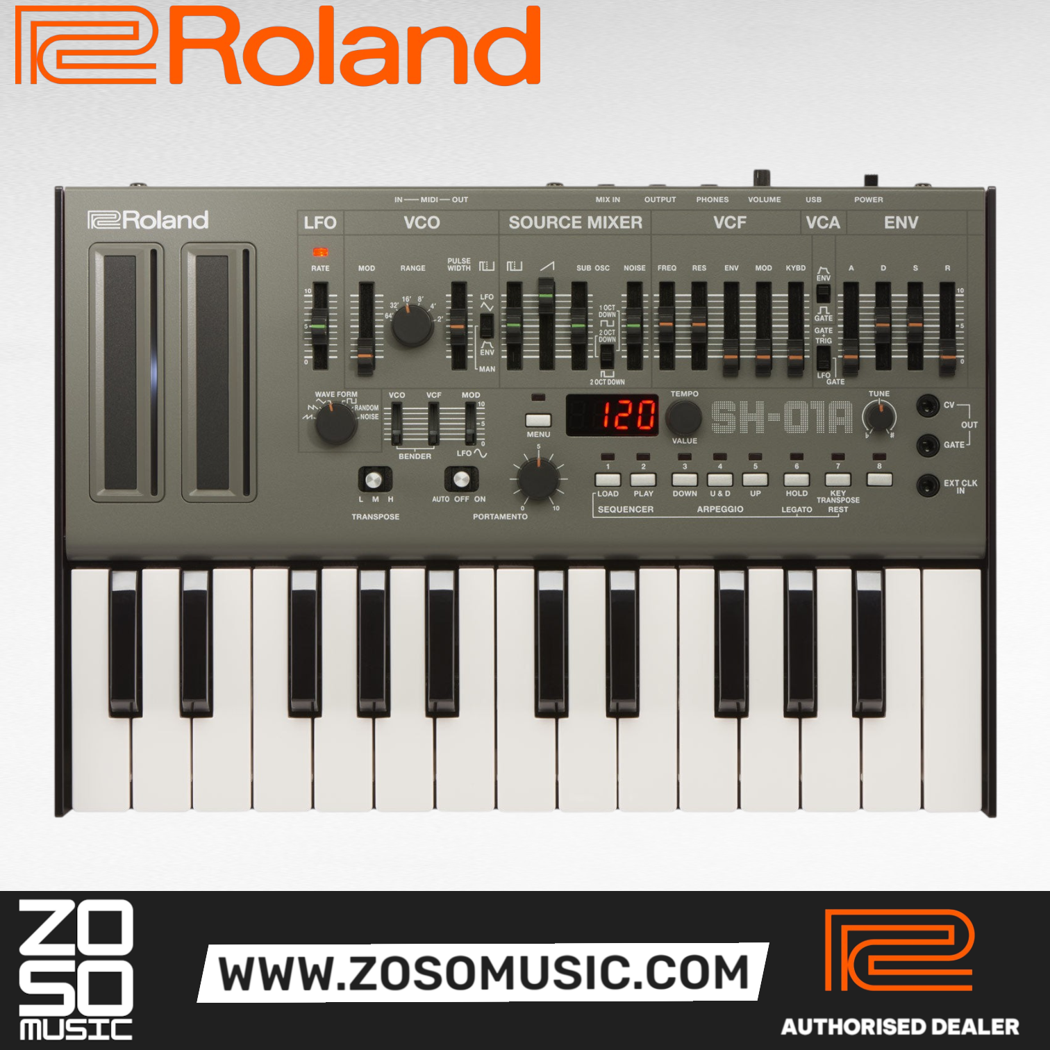 Roland Boutique Series SH-01A Synthesizer Module (SH01A SH 01A), ROLAND, SYNTHESIZER, roland-synthesizer-sh-01a, ZOSO MUSIC SDN BHD