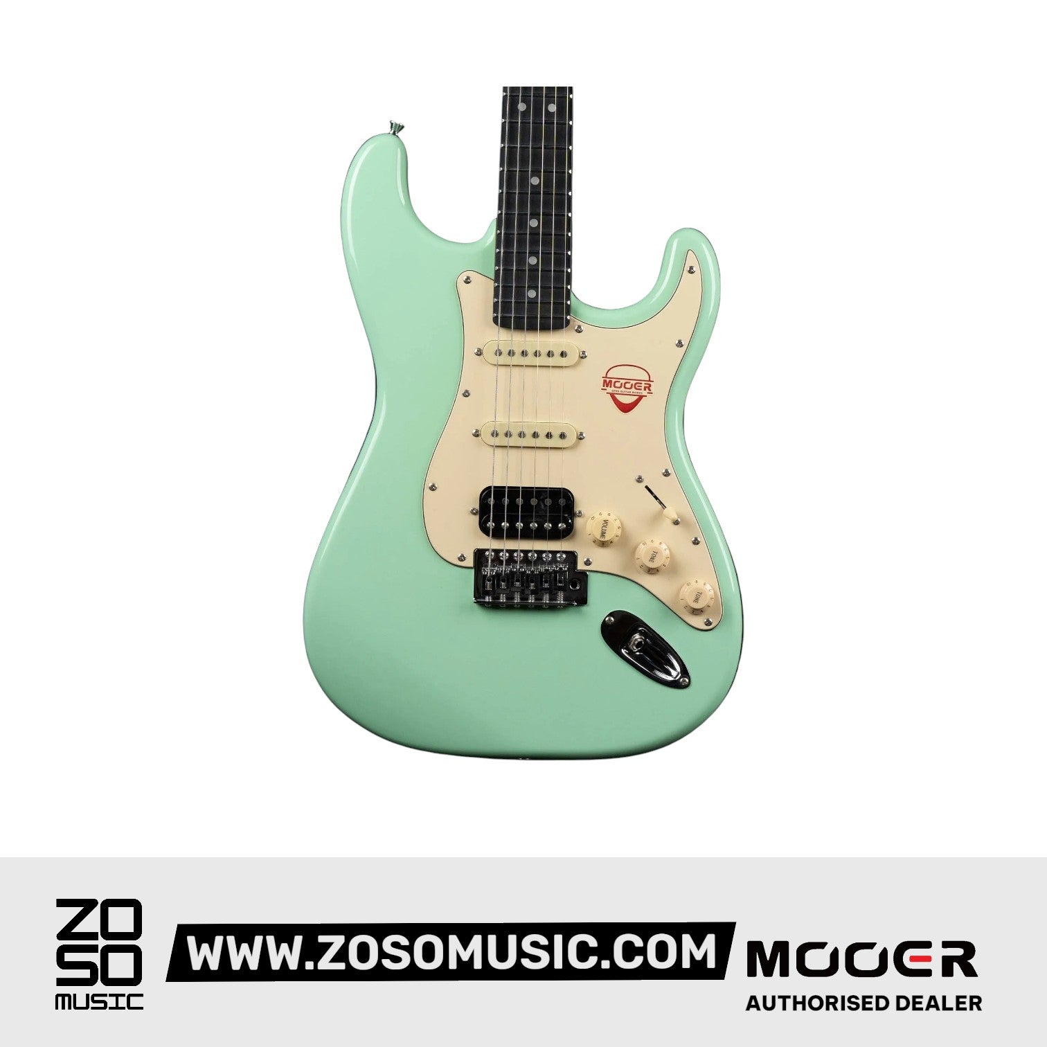 Mooer MSC10 Pro Surf Green Electric Guitar | Zoso Music Sdn Bhd
