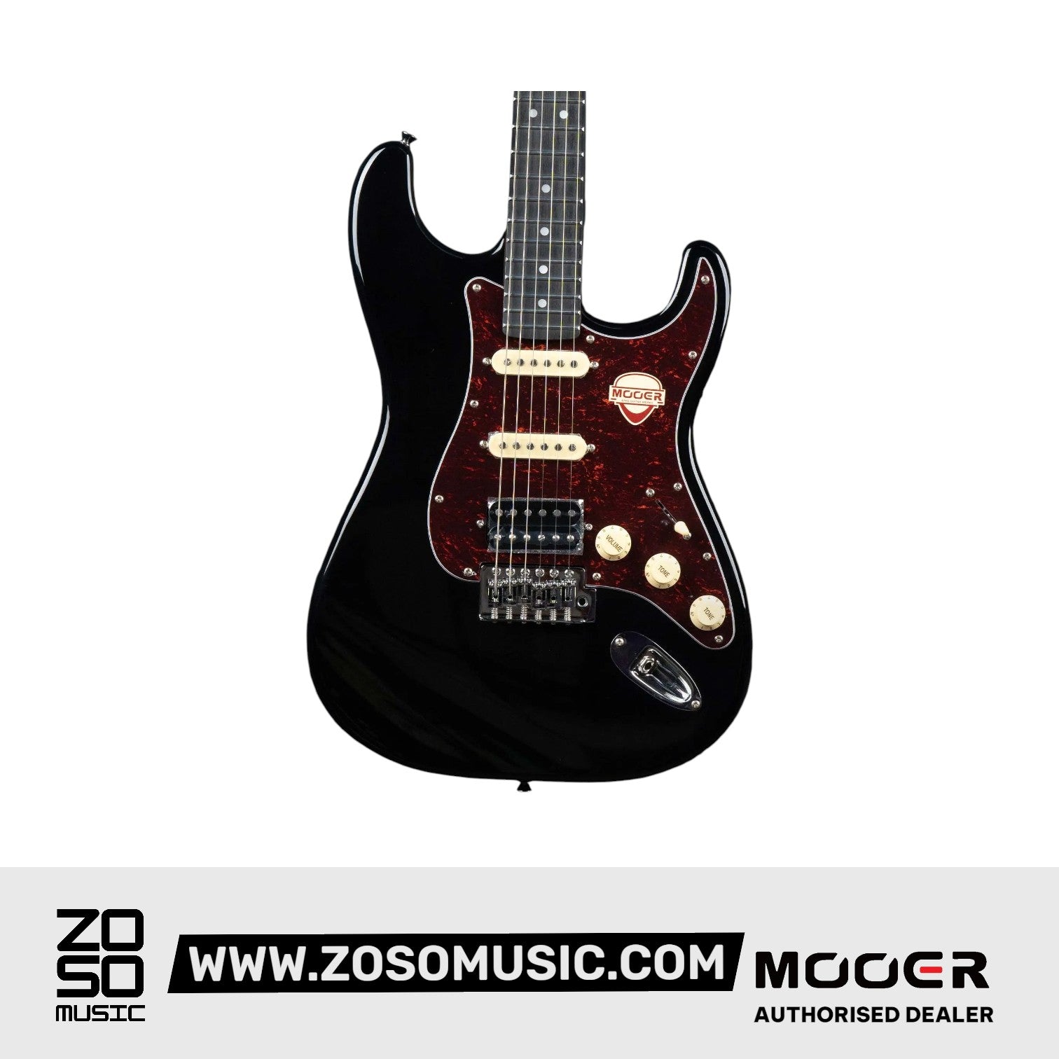 Mooer MSC10 Pro Black Electric Guitar | Zoso Music Sdn Bhd
