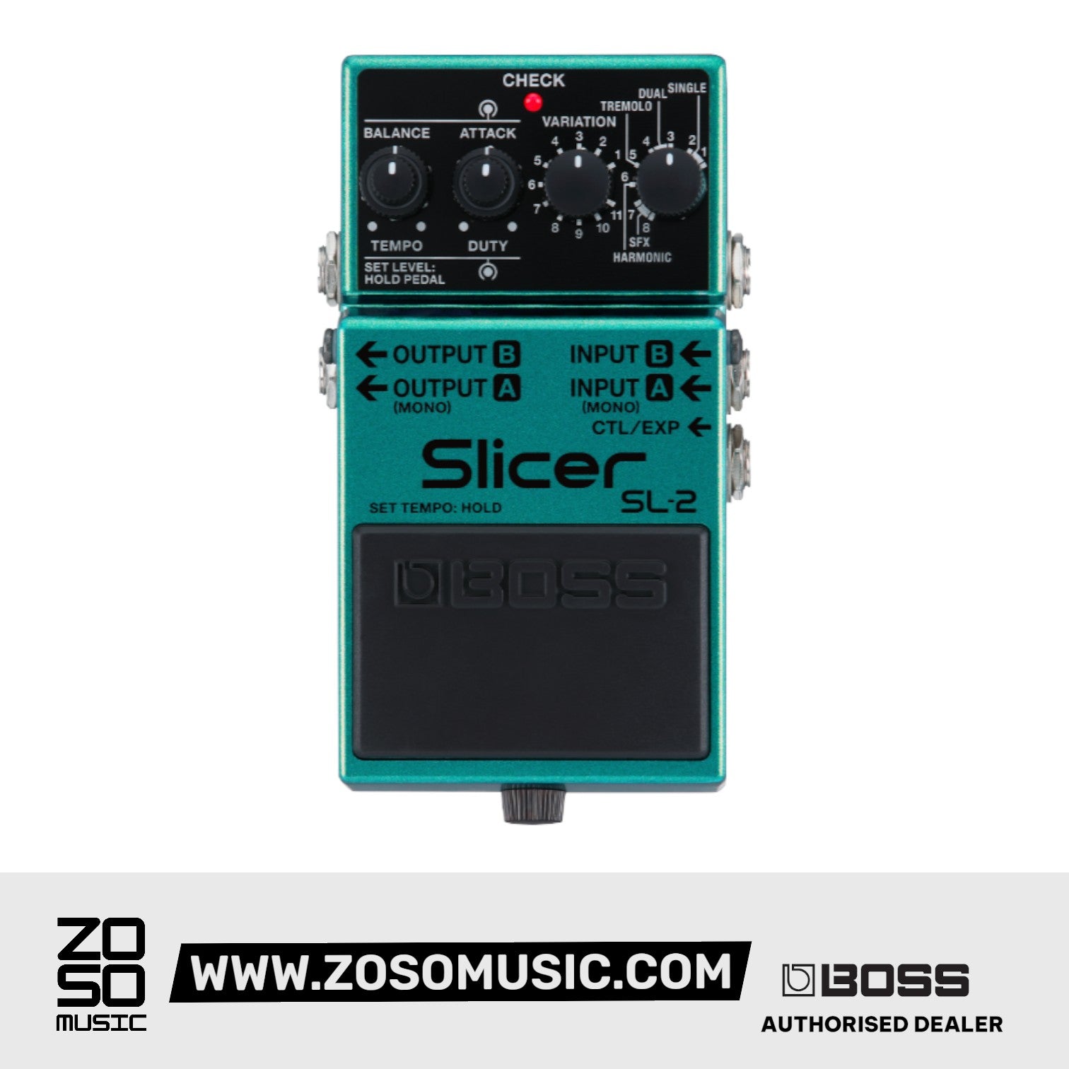 Boss SL-2 Slicer Audio Pattern Processor Pedal |  BOSS |  EFFECTS |  Zoso Music