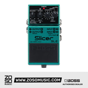 Boss SL-2 Slicer Audio Pattern Processor Pedal |  BOSS |  EFFECTS |  Zoso Music