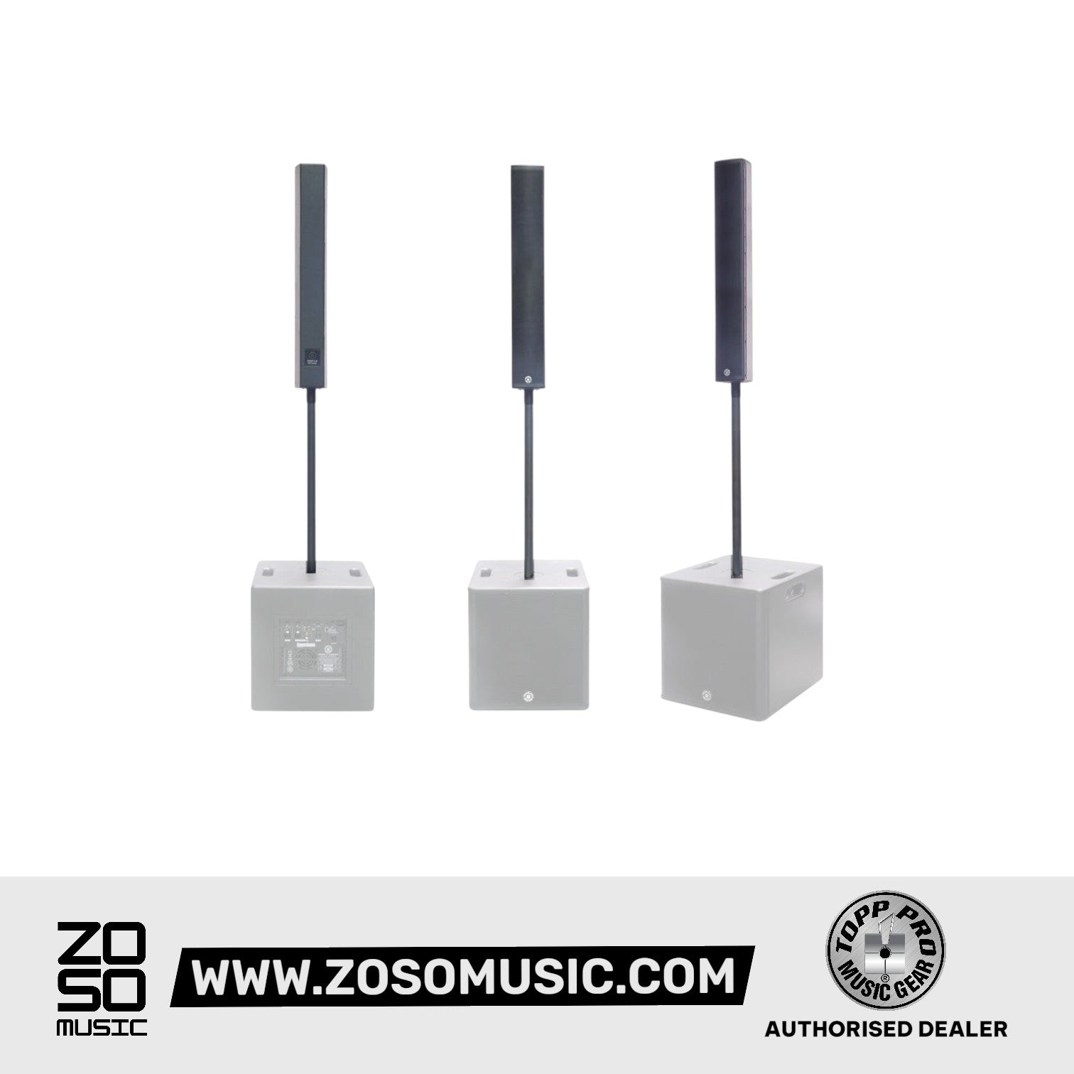 Topp Pro Soho V8 Passive 240 Watt Continuous 8 X 3.5” Column Loudspeaker |  TOPP PRO |  POWERED SPEAKER |  Zoso Music