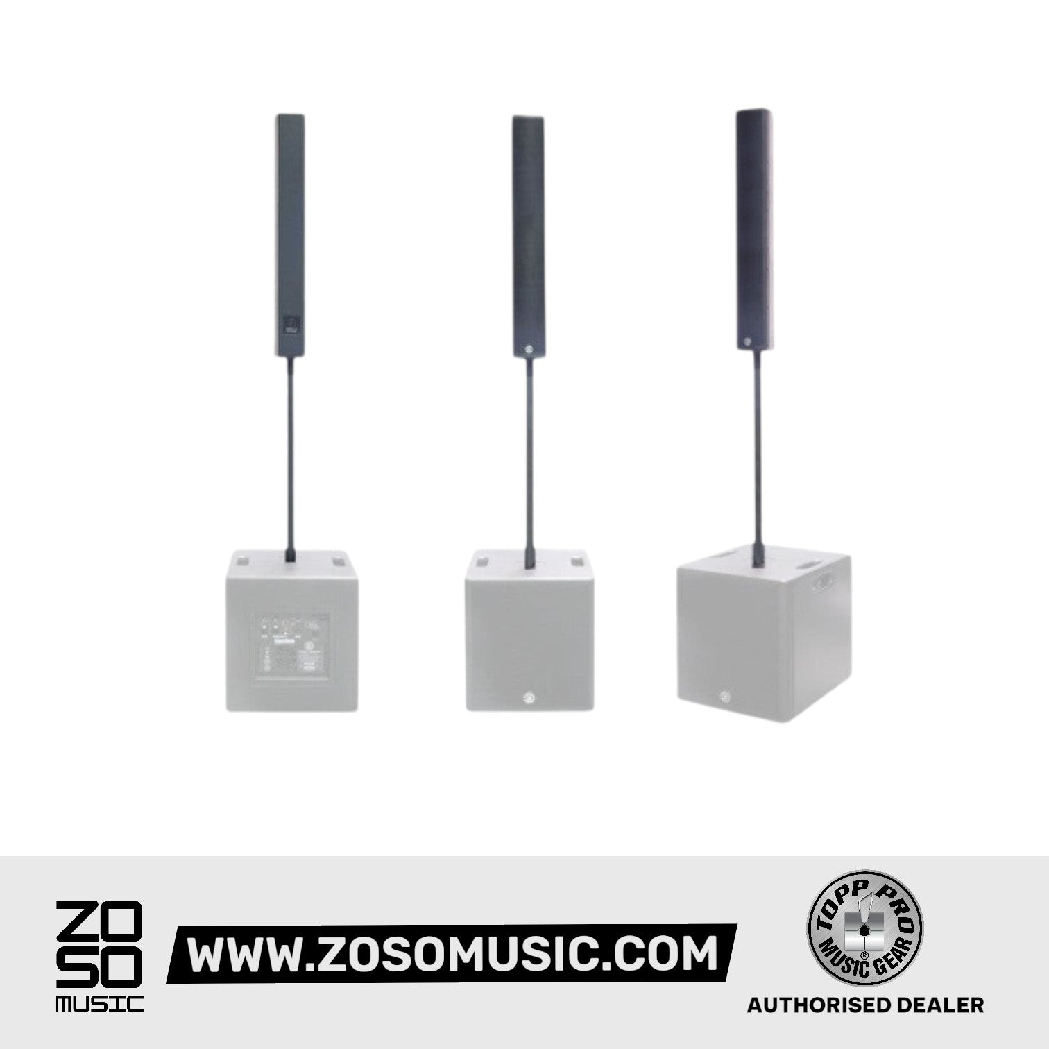 Topp Pro Soho V8 Passive 240 Watt Continuous 8 X 3.5” Column Loudspeaker |  TOPP PRO |  POWERED SPEAKER |  Zoso Music