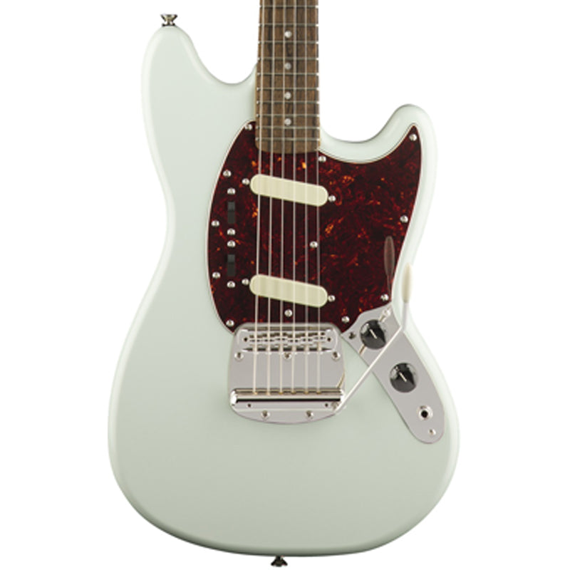 Squier Classic Vibe 60s Mustang Electric Guitar, Laurel FB, Sonic Blue