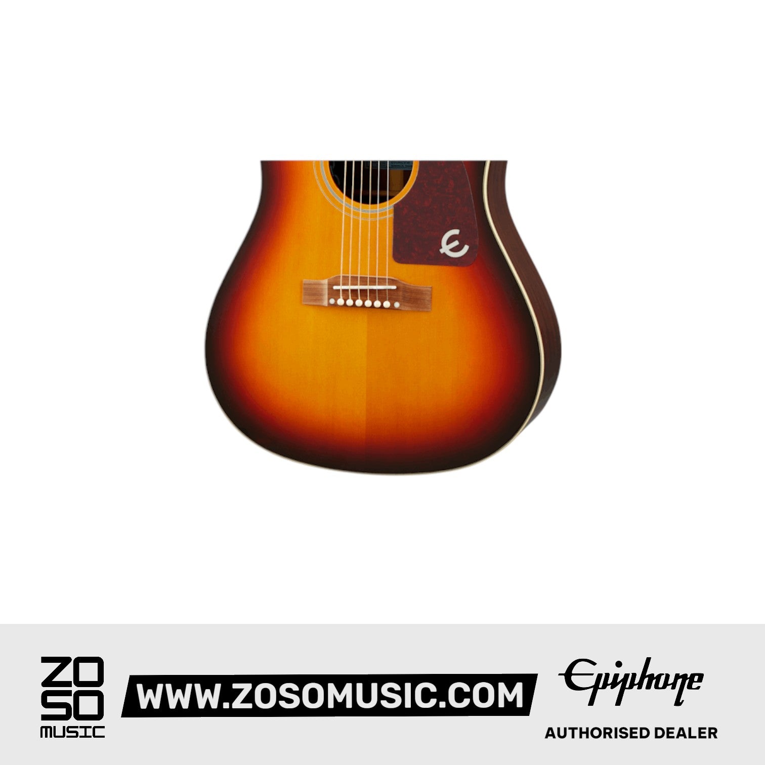 Epiphone EMTTFCANH1 Masterbilt Texan Acoustic-Electric Guitar - Faded Cherry Aged Gloss