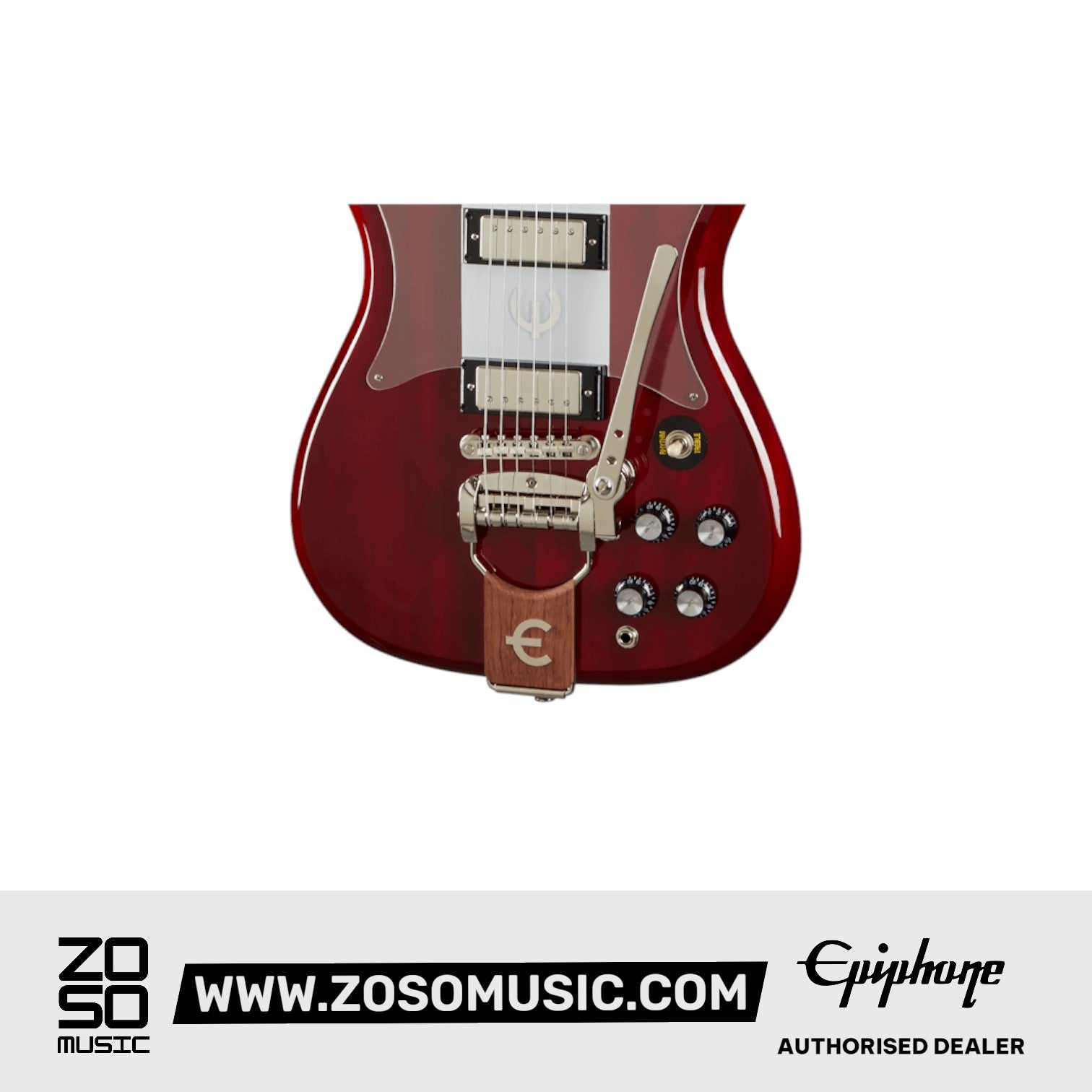 Epiphone EOCCCHNH1 Crestwood Custom Solidbody Electric Guitar (Tremotone) Cherry