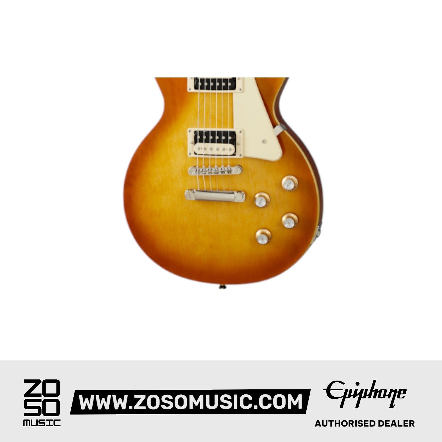 Epiphone EILOHBNH1 Les Paul Classic Solidbody Electric Guitar - Honey Burst ( FREE Gator GBE-ELECT Gig Bag + Orange Crush 20 Amplfier ) |  EPIPHONE |  ELECTRIC GUITAR |  Zoso Music