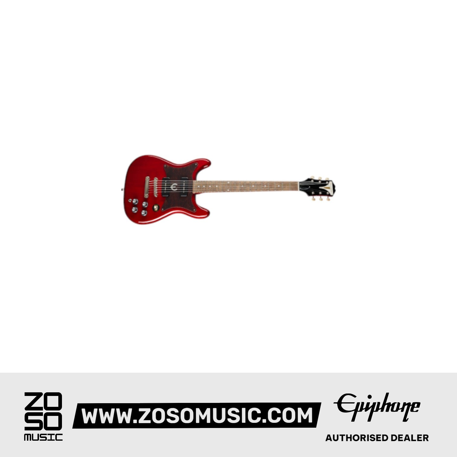 Epiphone EOWLCHNH1 Wilshire P-90s Electric Guitar - Cherry ( + FREE Gator GBE-ELECT Gig Bag ) |  EPIPHONE |  ELECTRIC GUITAR |  Zoso Music