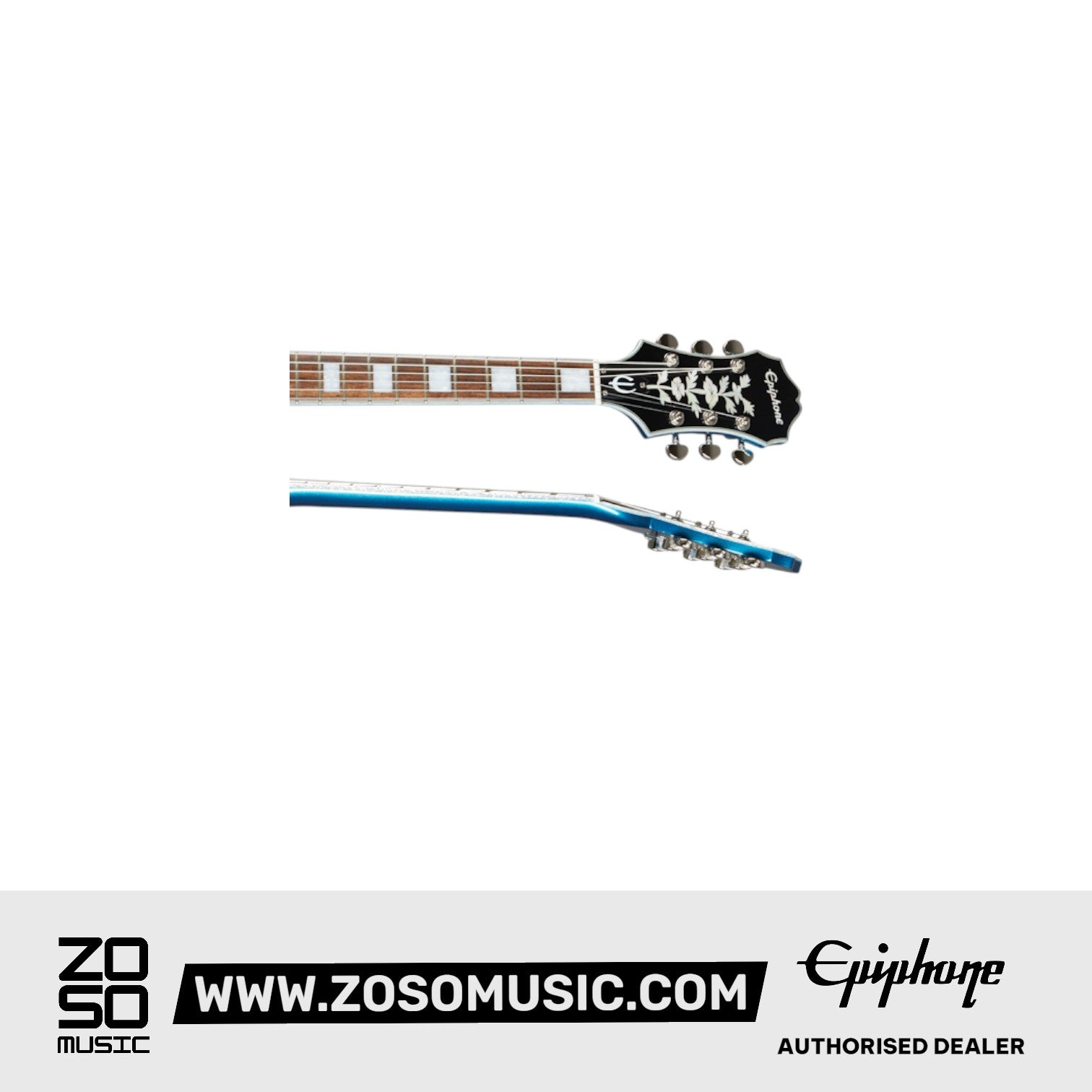 Epiphone ETS2DBMNB1 Emperor Swingster Delta Blue Metallic |  EPIPHONE |  ELECTRIC GUITAR |  Zoso Music