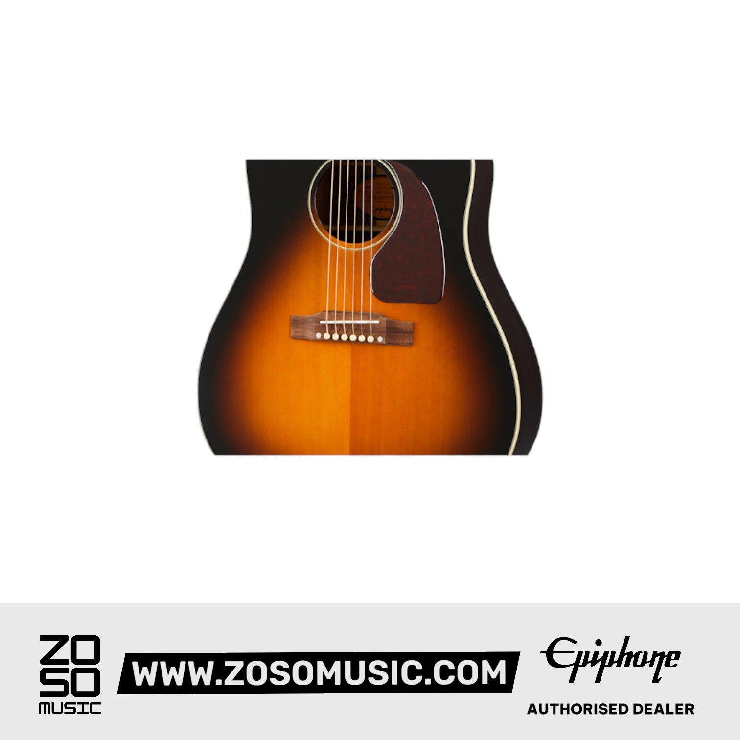 Epiphone IGMTJ45CAVSNH1 J-45 EC (All Solid Wood; Fishman Presys-II-II) Aged Vintage Sunburst Gloss |  EPIPHONE |  ACOUSTIC GUITAR |  Zoso Music