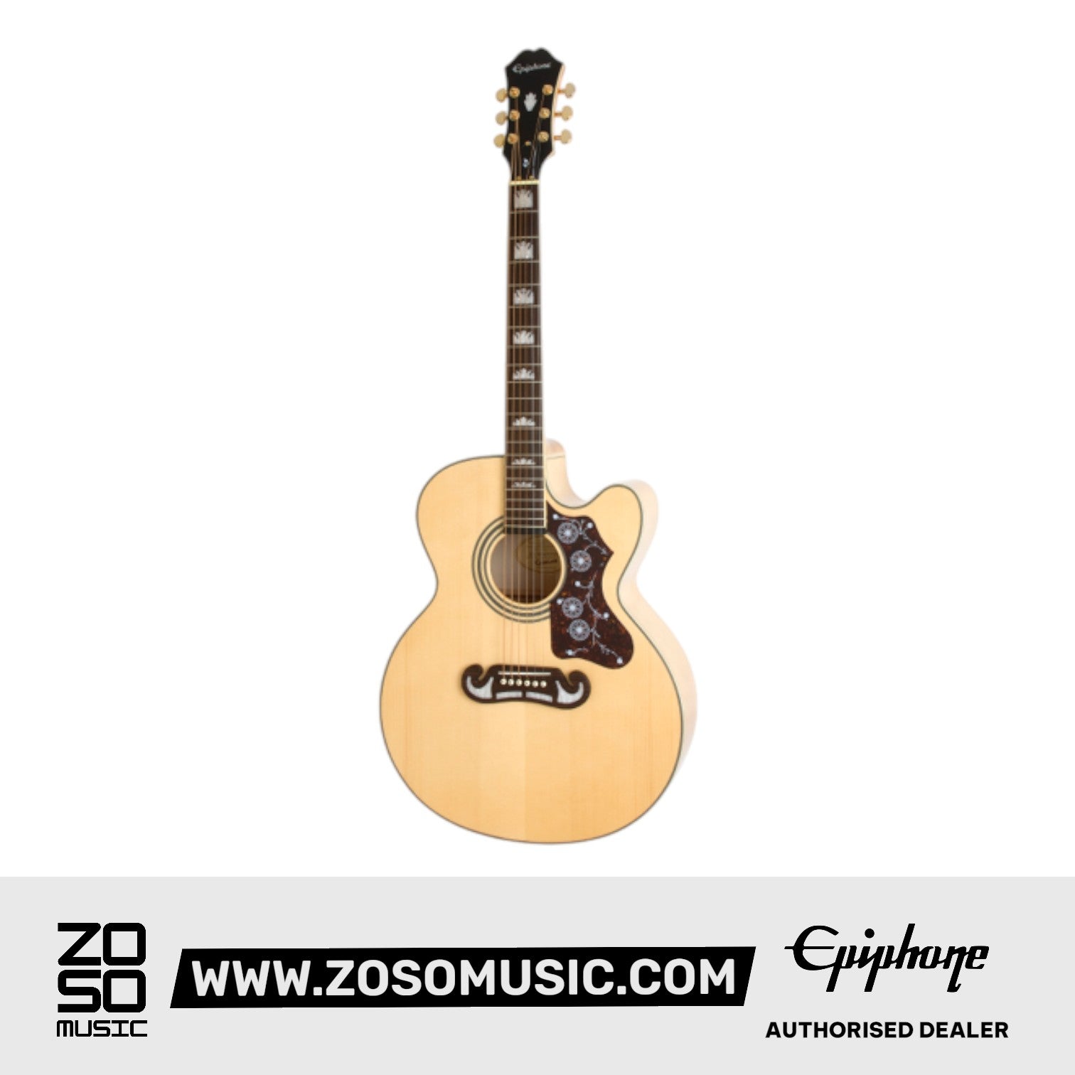 Epiphone J-200 EC Studio Acoustic Electric Guitar