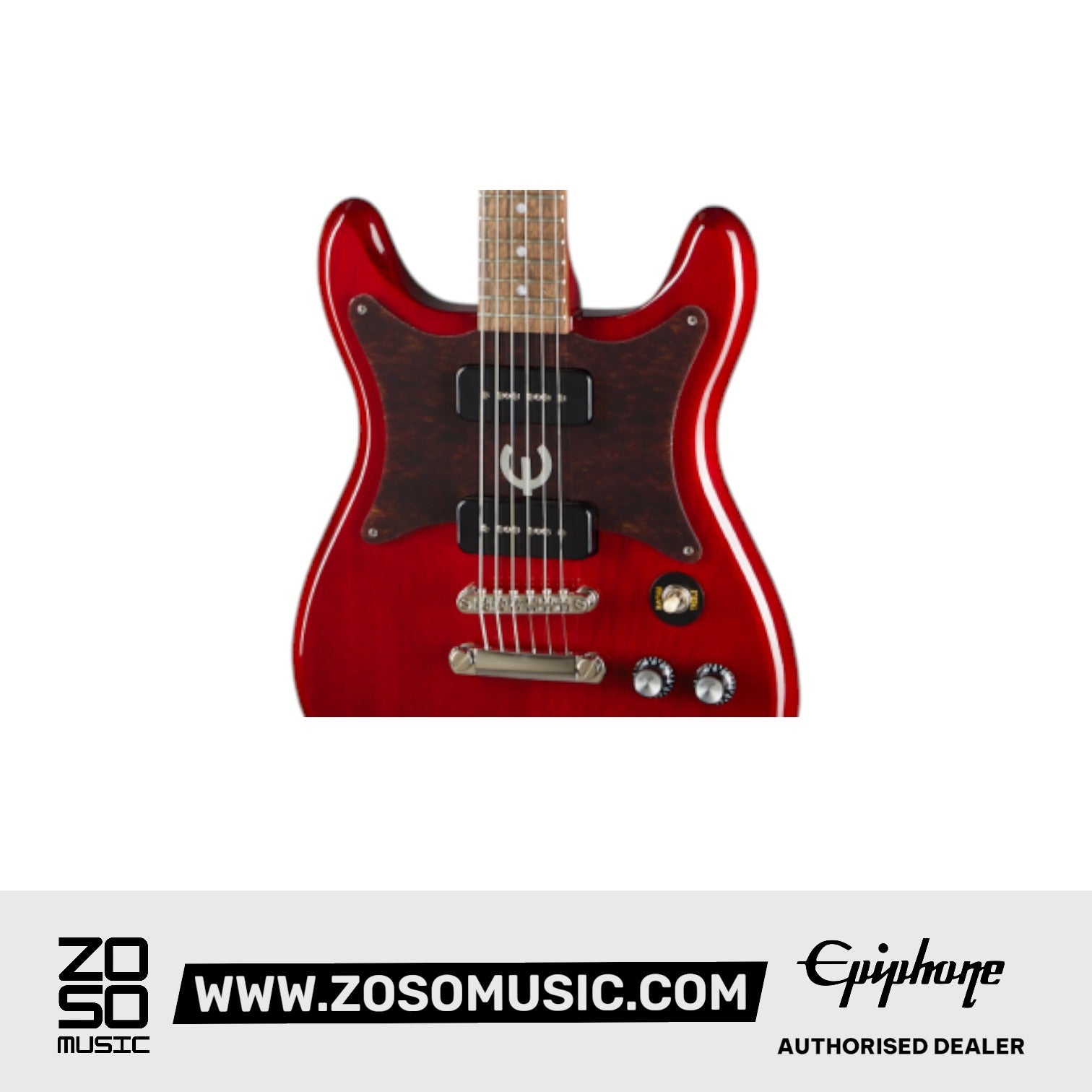 Epiphone EOWLCHNH1 Wilshire P-90s Electric Guitar - Cherry ( + FREE Gator GBE-ELECT Gig Bag ) |  EPIPHONE |  ELECTRIC GUITAR |  Zoso Music