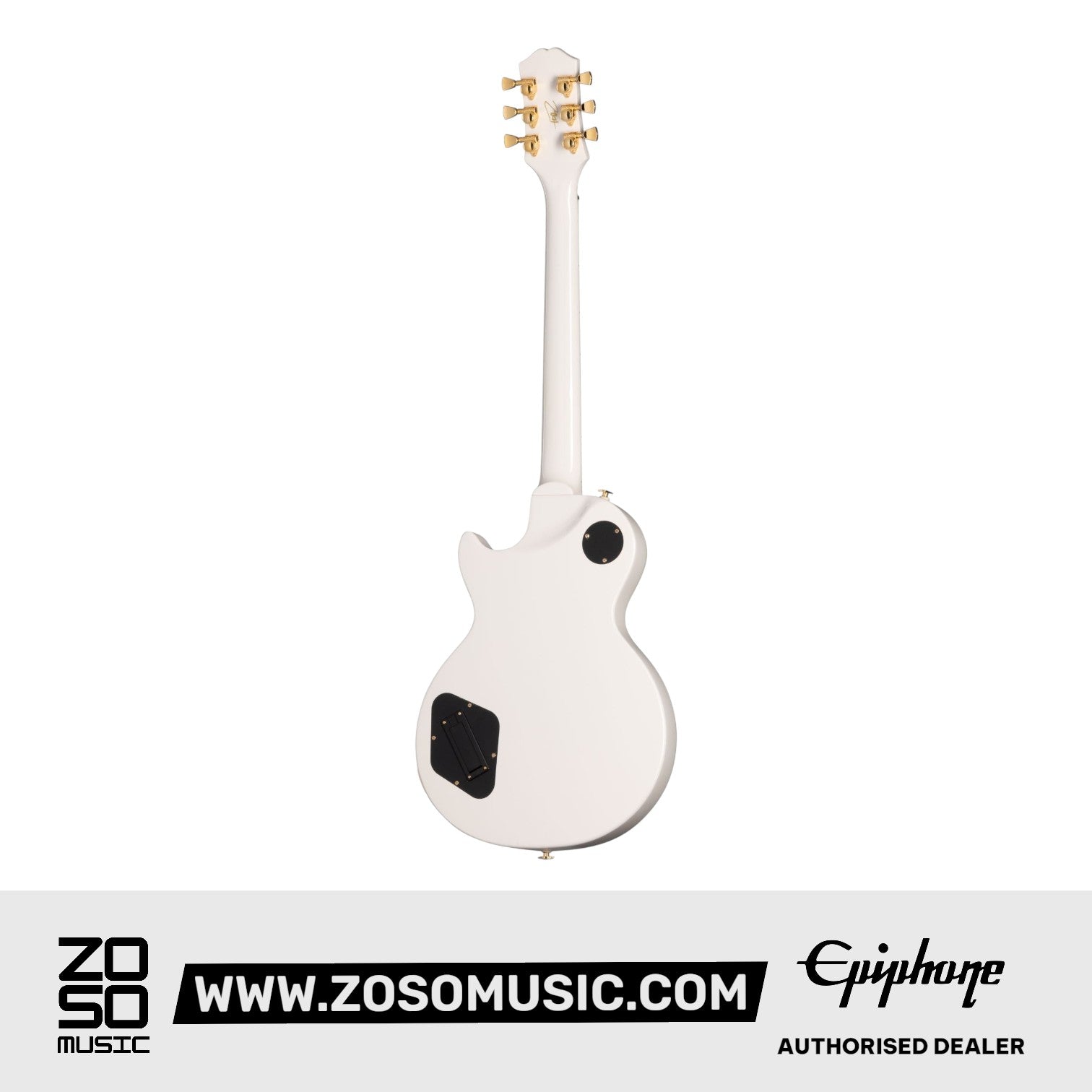 Epiphone EILPCMKH6BWGH3 Matt Heafy Les Paul Custom Origins (Incl. Hard Case) Bone White |  EPIPHONE |  ELECTRIC GUITAR |  Zoso Music