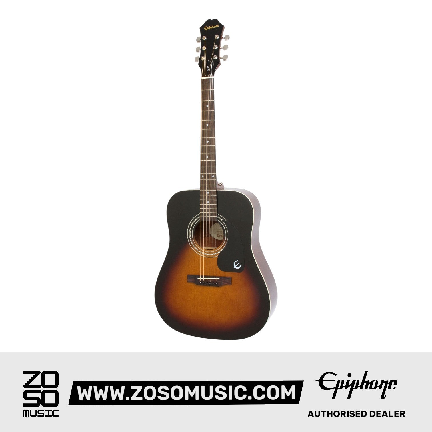 Epiphone EA10VSCH1 Songmaker DR-100 Acoustic Guitar - Vintage Sunburst |  EPIPHONE |  ACOUSTIC GUITAR |  Zoso Music